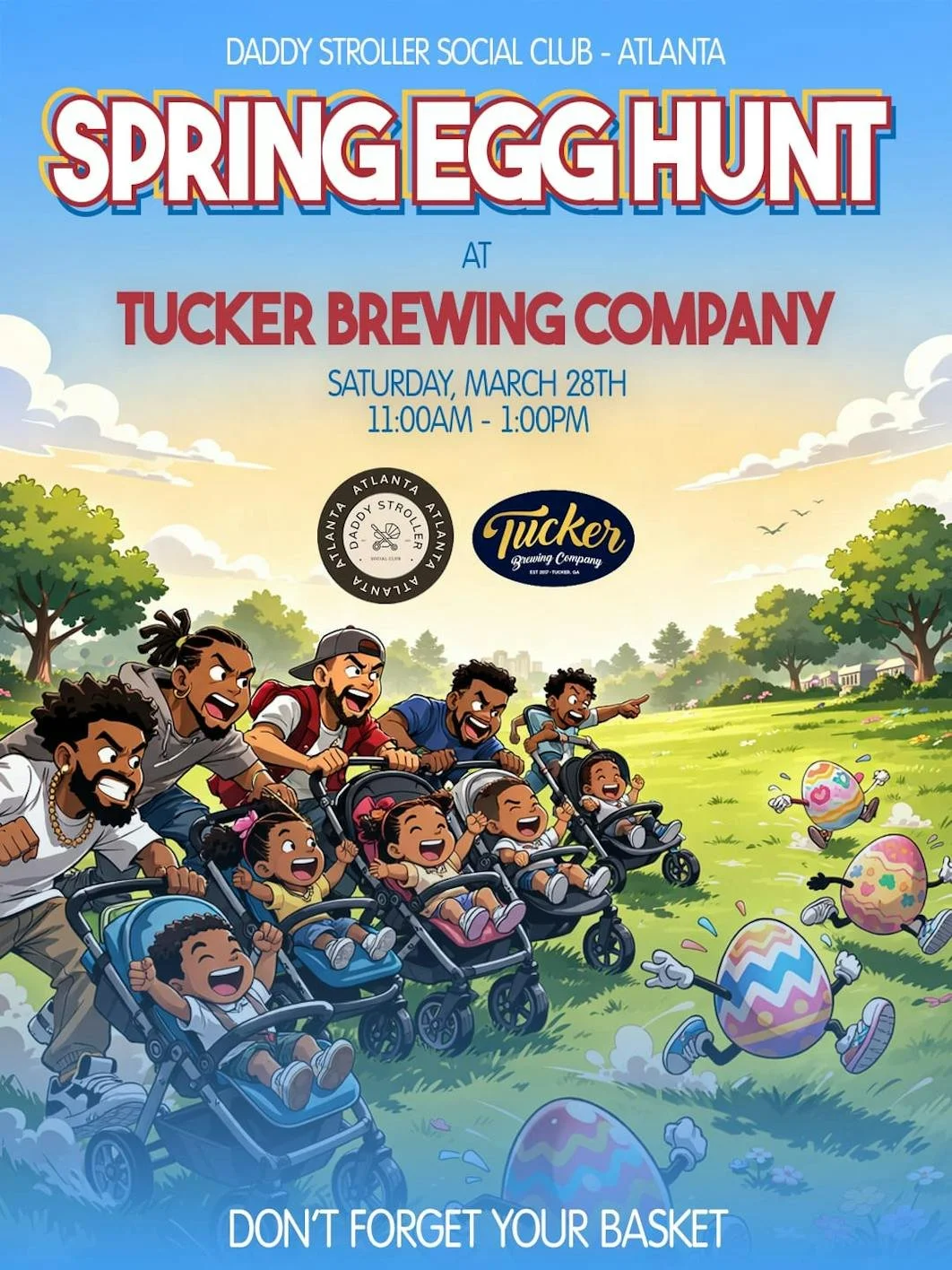 Daddy Stroller Social Club - Spring Egg Hunt