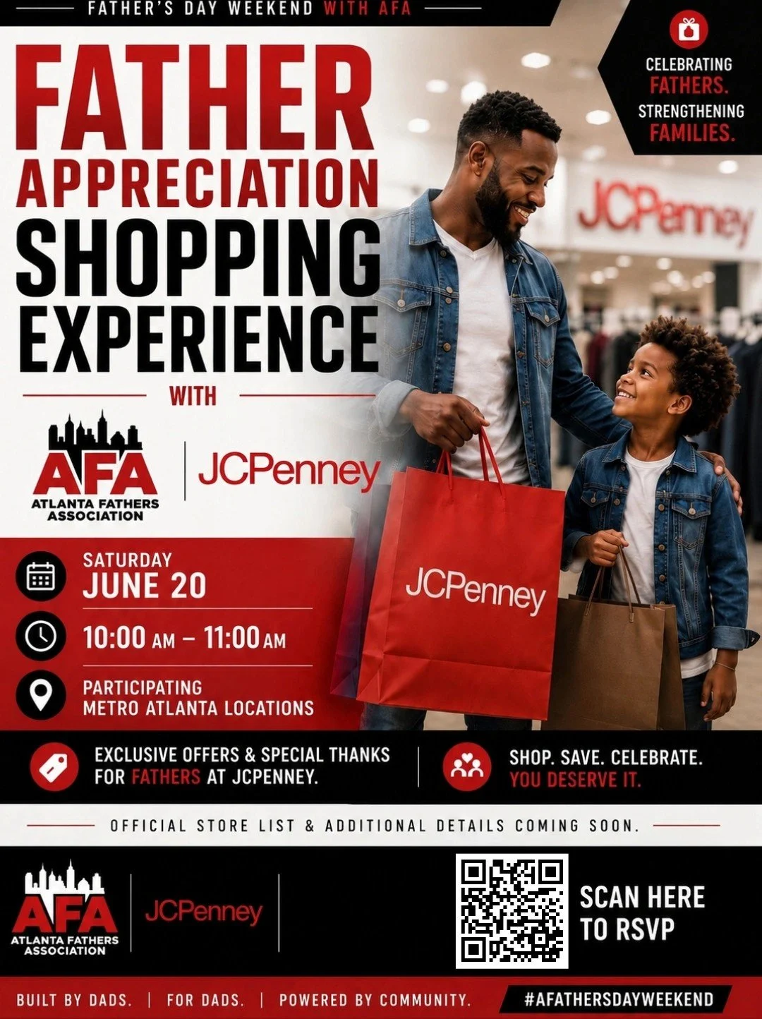 AFA x JCPenney Presents: Fatherhood Appreciation Shopping Event