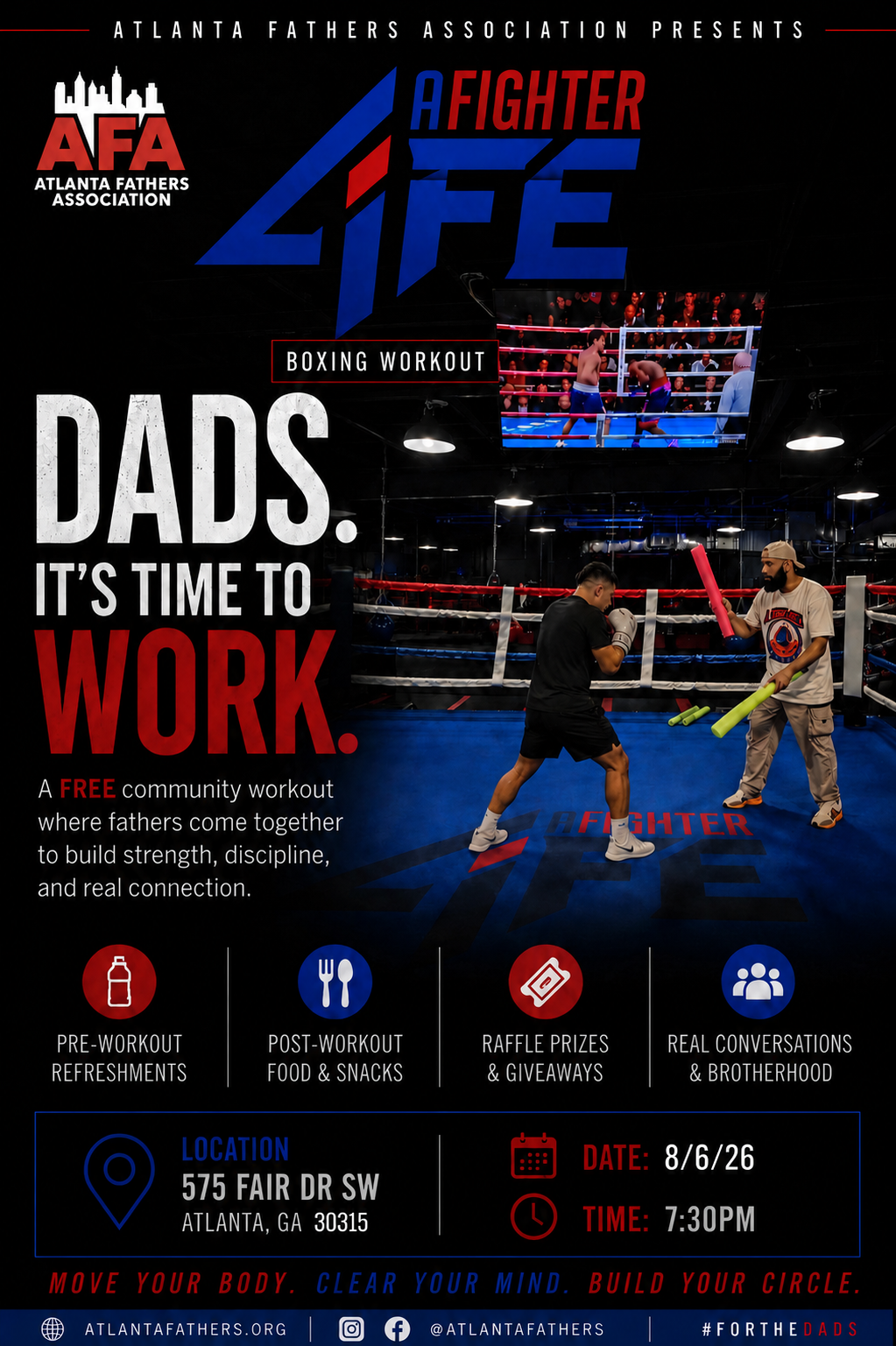 AFA Presents Fatherhood Experiences: Boxing Workout