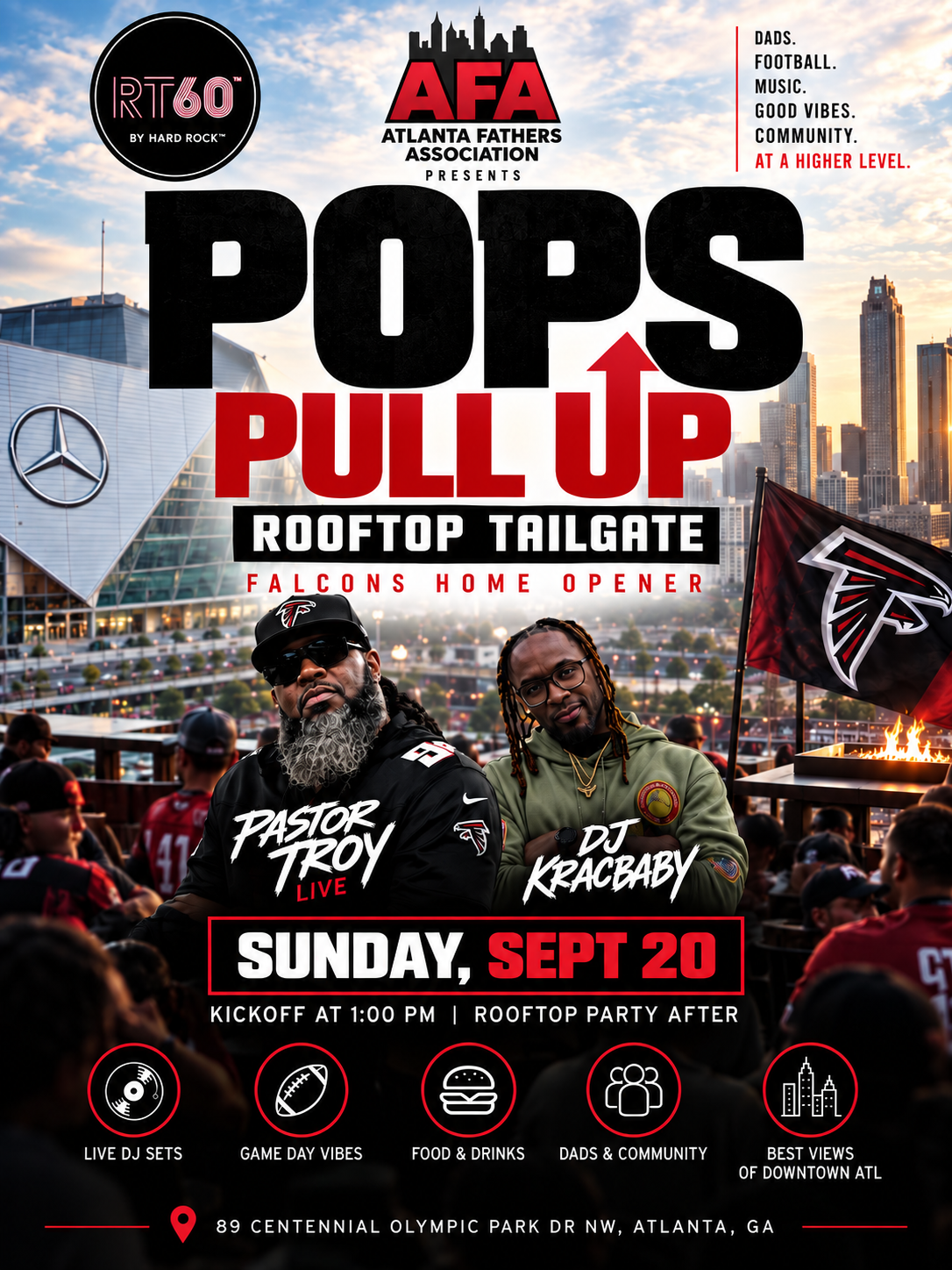AFA Presents: Pops Pull-up Rooftop Tailgating