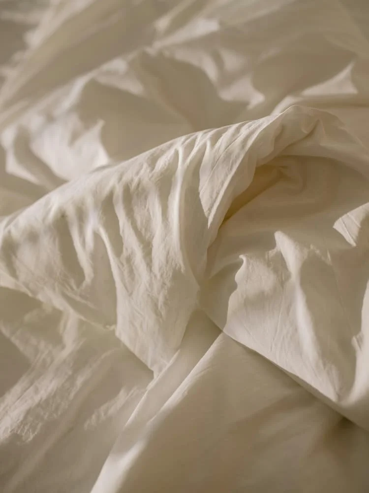 white bedsheet