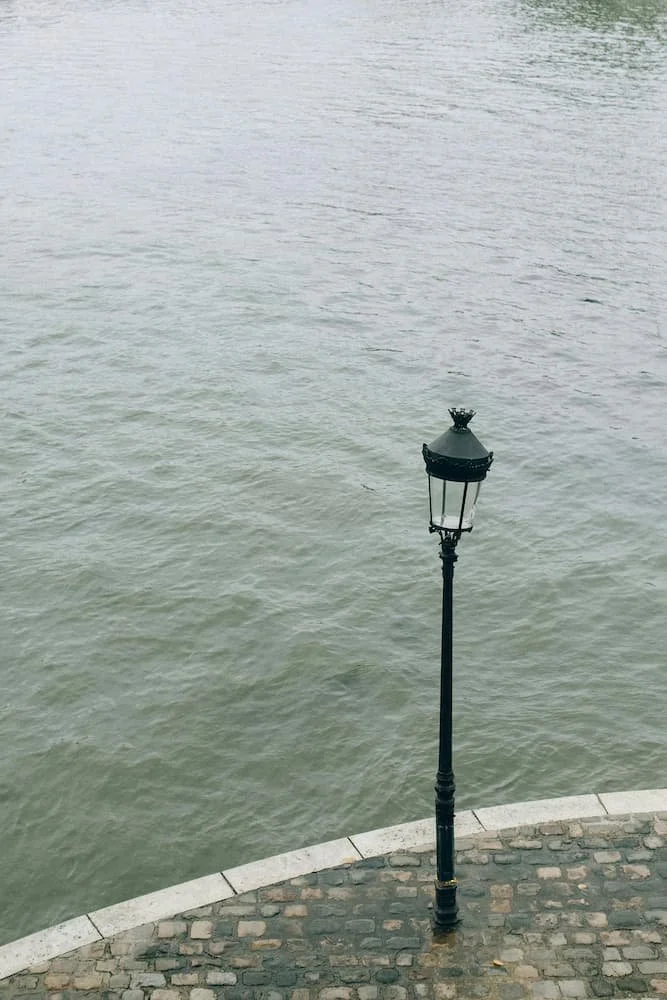 lamp post river