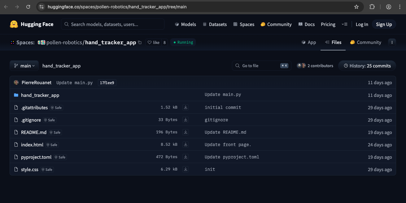 Hugging Face - hand_tracker_app
