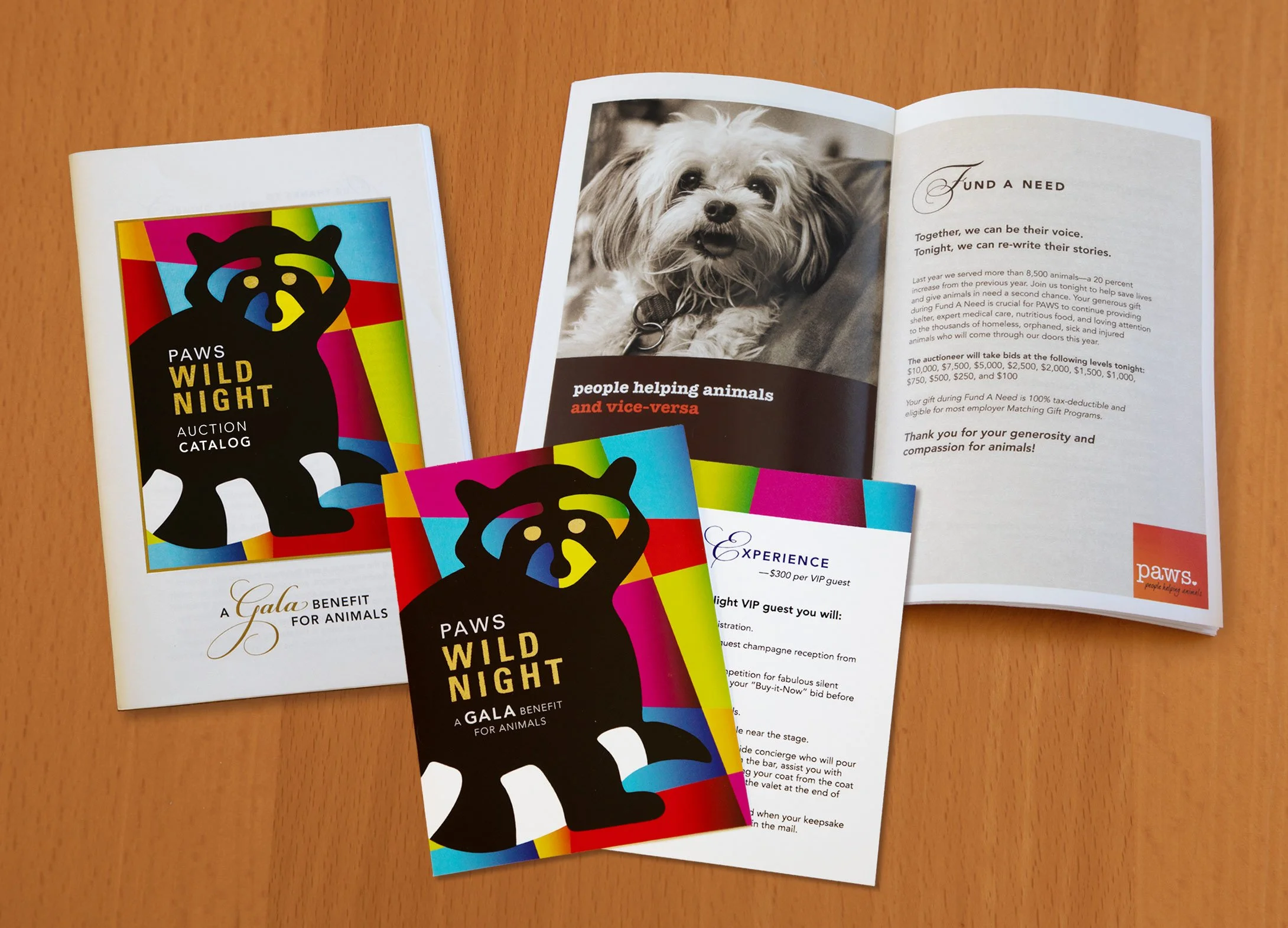 Gala event invitation, VIP Guest Benefits and Program