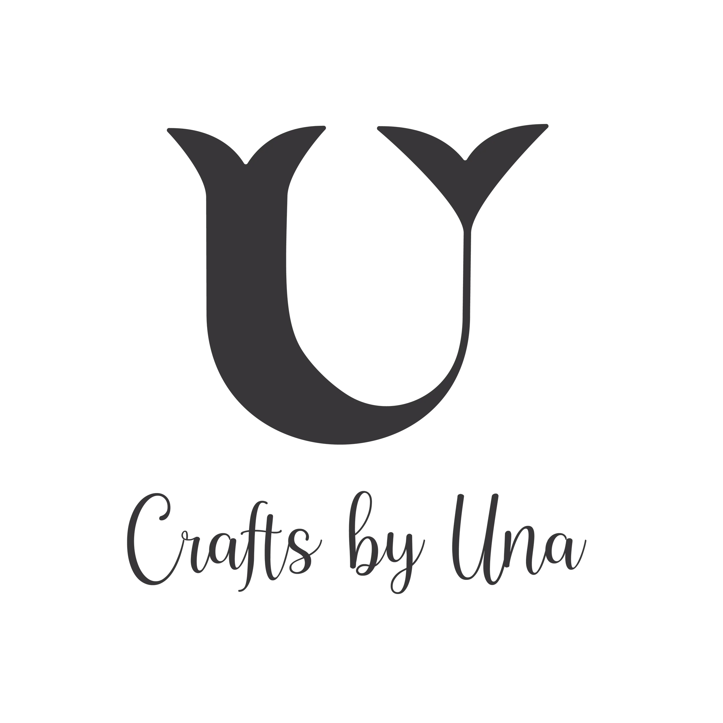 Crafts by Una Logo Black