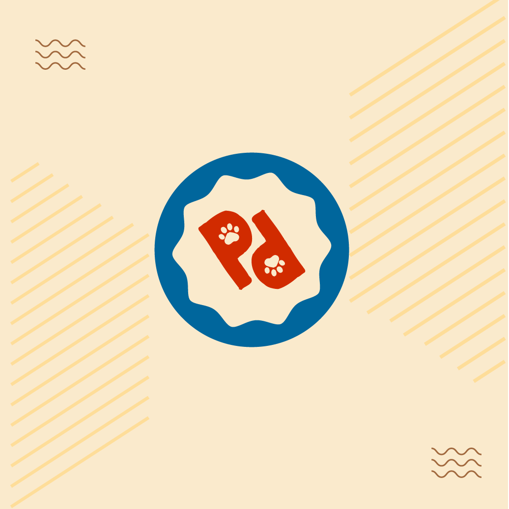 PawsPort secondary logo – playful emblem for adventurous pet owners.
