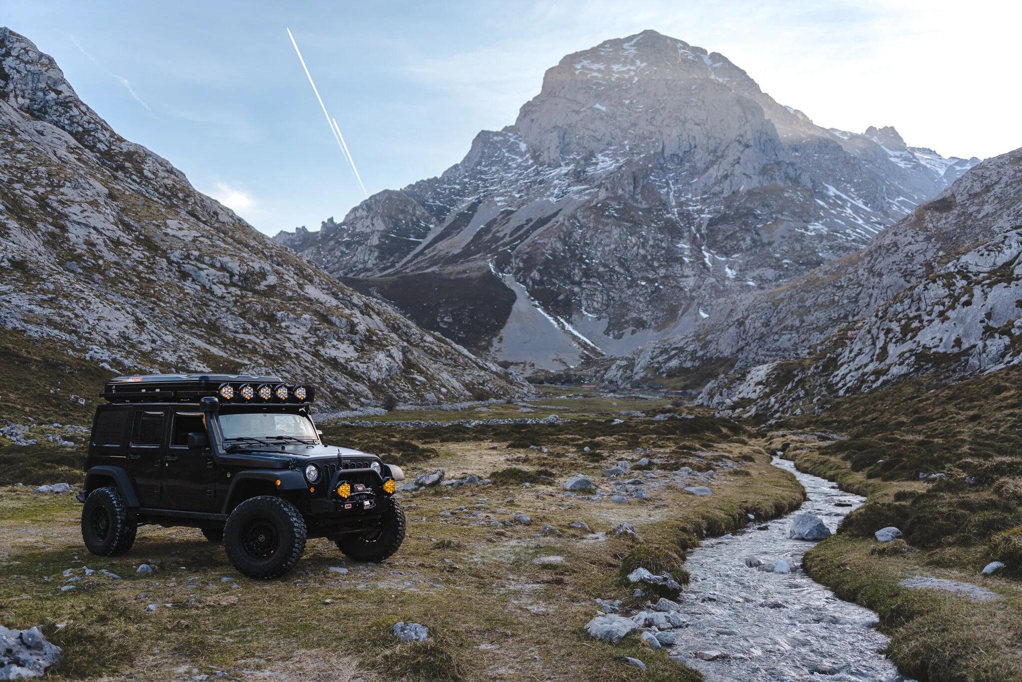 This little spot before a small abandoned village would later become camp in the dead of night. I ended up discovering the hard way that snow was still rather deep on the trail a few hours after I took this and would need to backtrack here.