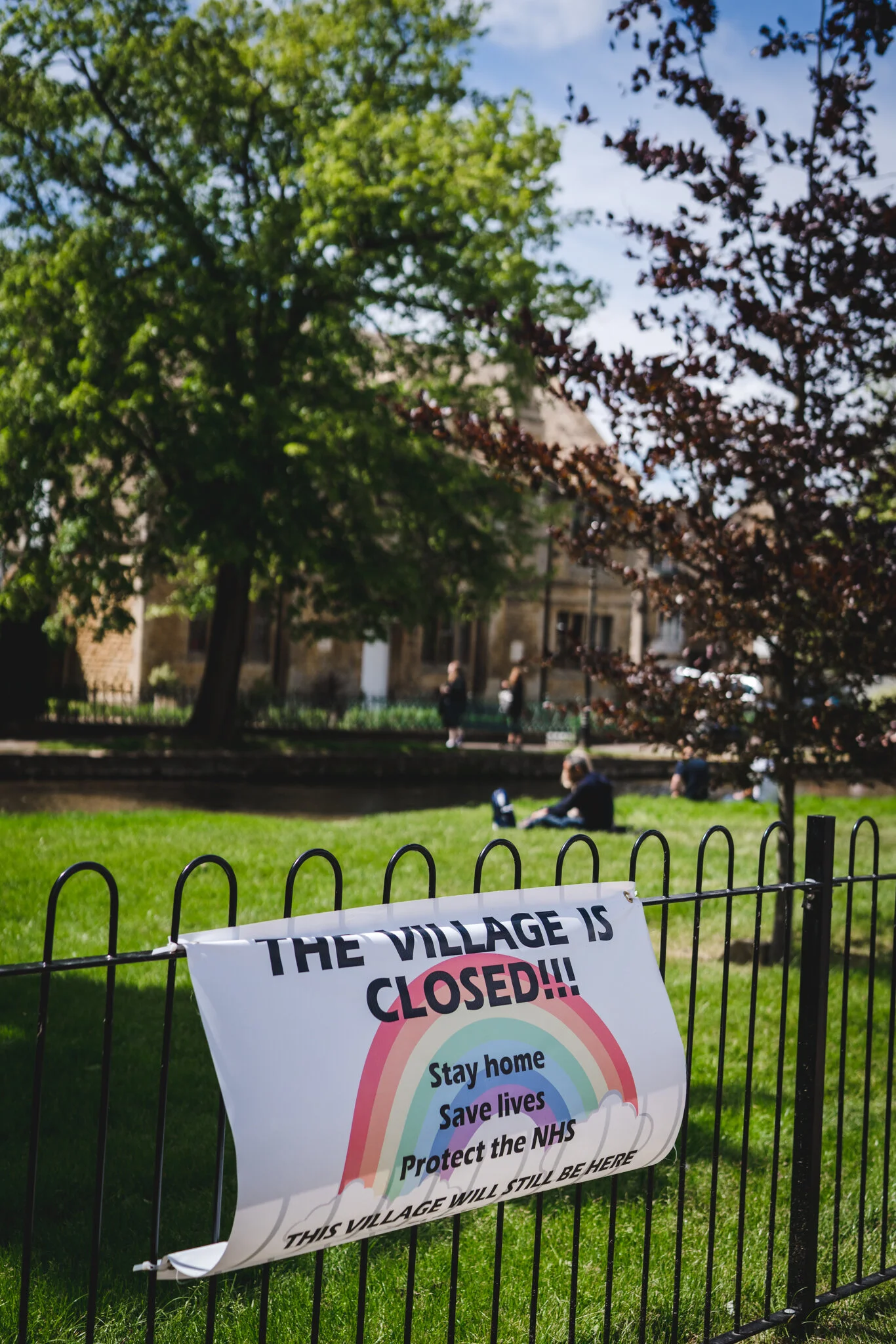 I snapped this photo on one of those weekends that the government said, ok, please go out, get food, restart the economy. Only to lock up again the next week and then unlock again the following. It became a household joke to see things like this. Signs saying stay away, stay home, etc., with people eating ice cream cones and going about everyday life as if nothing happened in the background. I think it summarized a lot of folks... frustration with the wishy-washing policies that have become normal even still now for a lot of people.