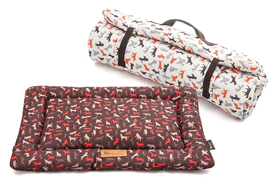 Flat and Rolled up outdoor chill pads