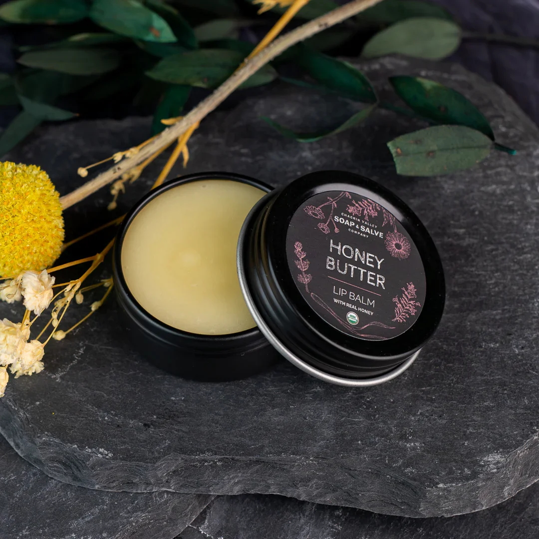 Nourishing beeswax lip balm for soft, smooth lips