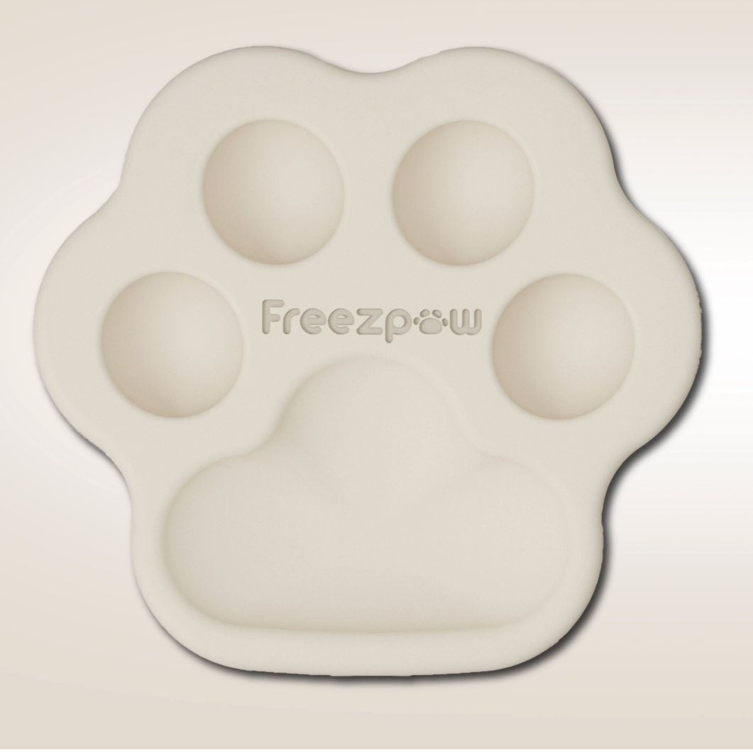 Close up of FreezePaw Toy holder for Pre-portioned 15g cat treat fillers designed for enrichment toys