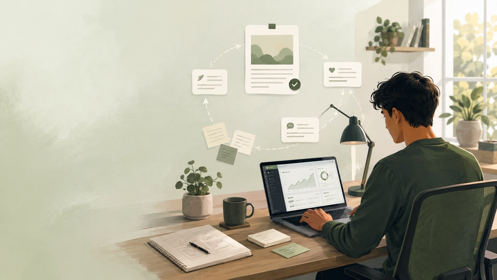 Building in Public Without Burning Out: A Sustainable Content Loop for Solo SaaS