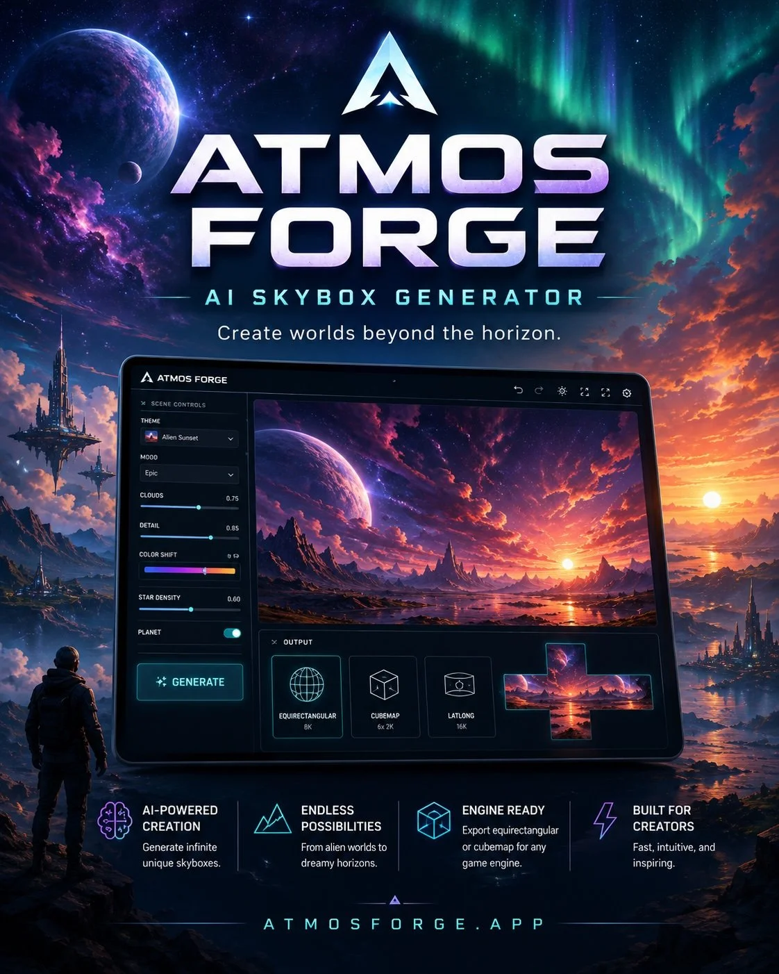 Create Custom Skyboxes for Your Game with Atmos Forge
