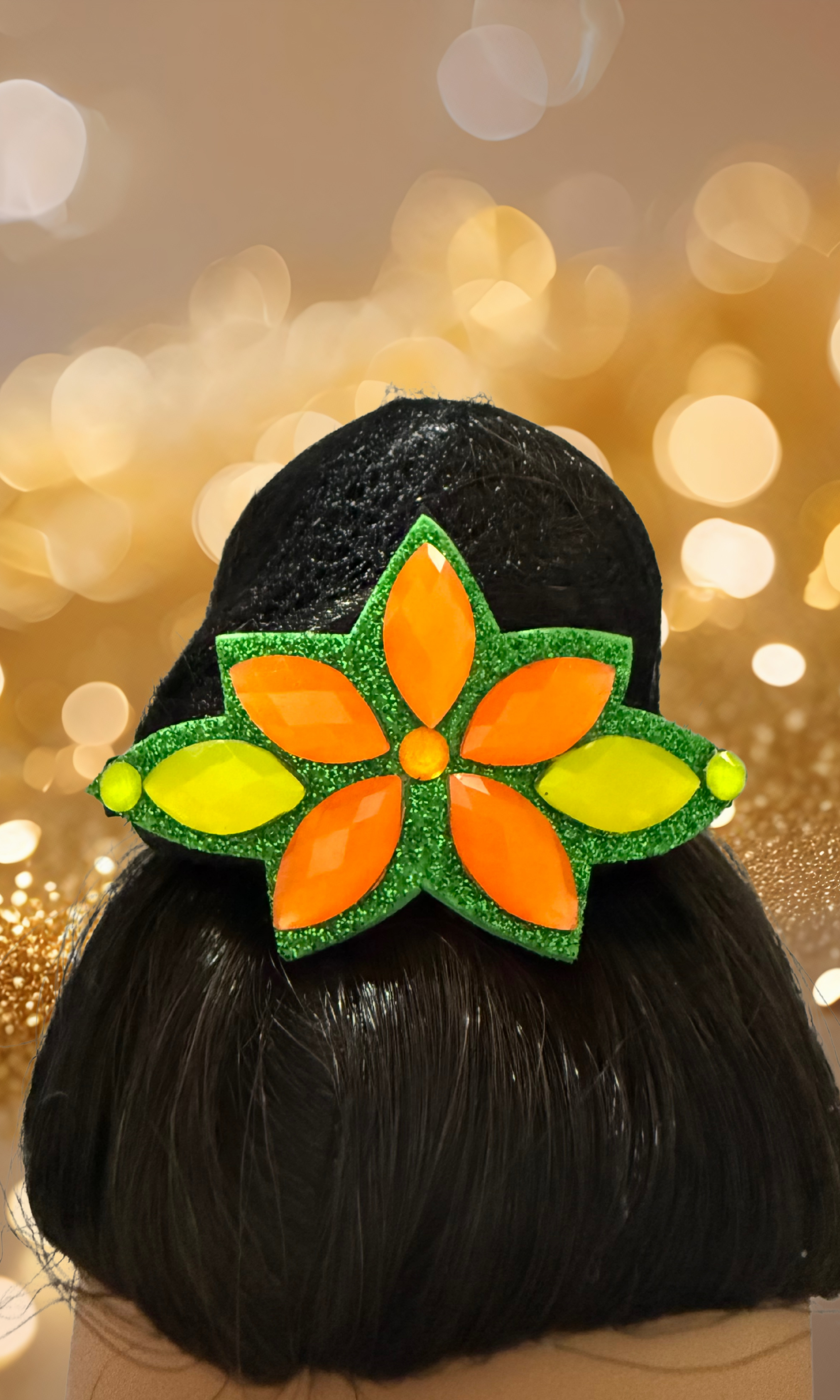 Flor Pequeña Naranja - Amarillo - Verde.png