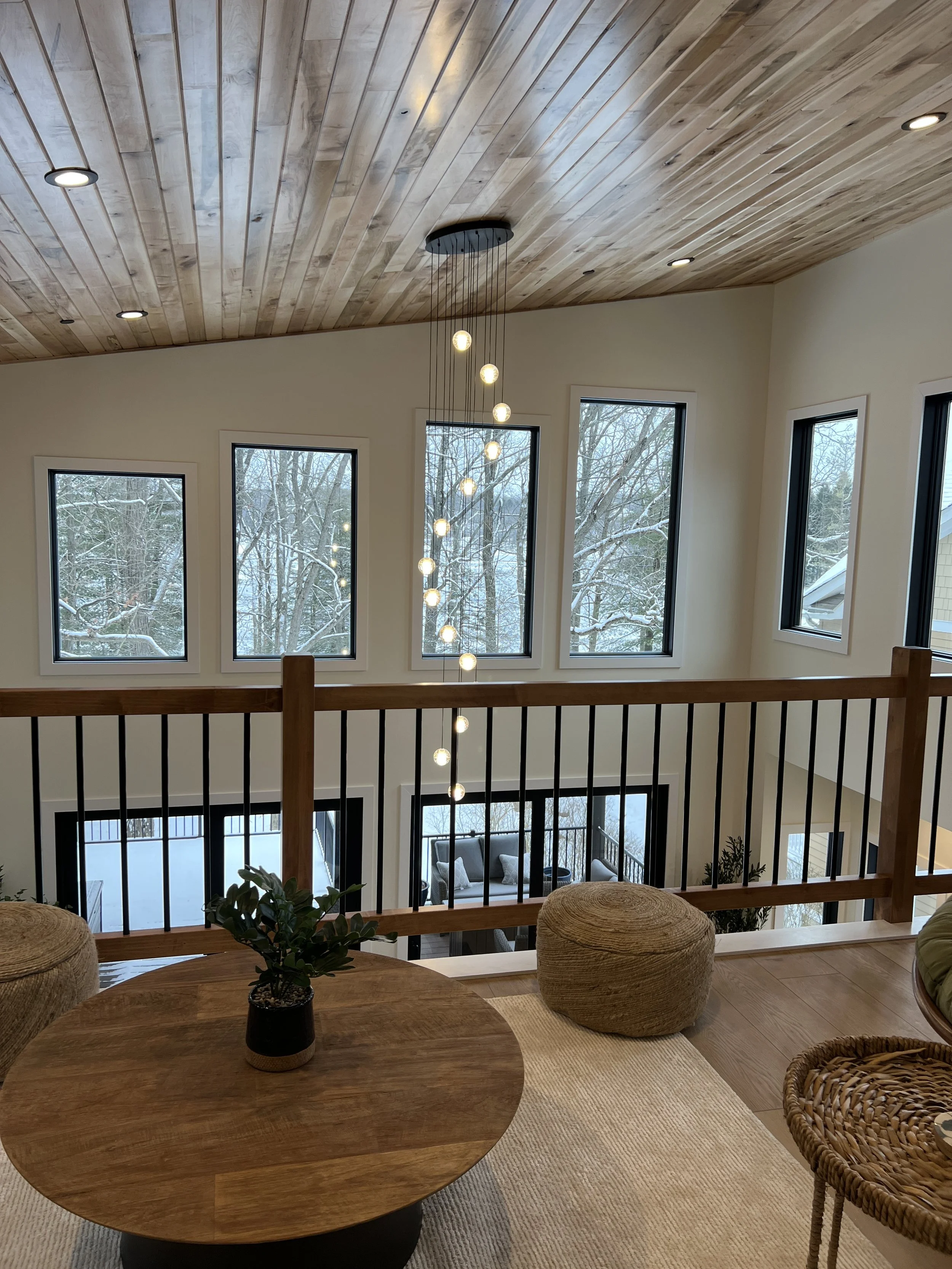 View from the cozy loft