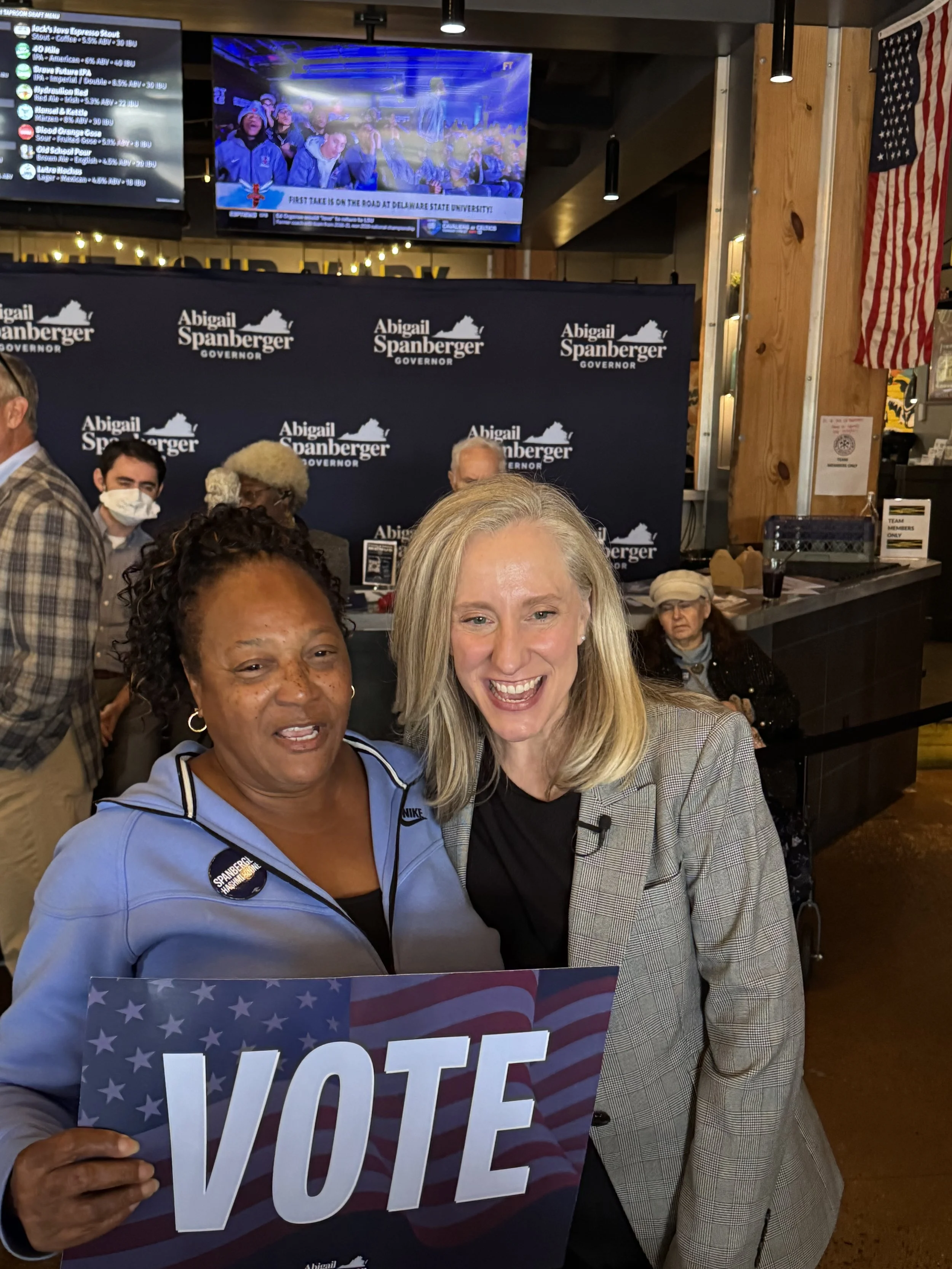 Electric Momentum in Virginia Beach: Abigail Spanberger’s Bus Tour Stop Sets the Tone for a Blue Wave