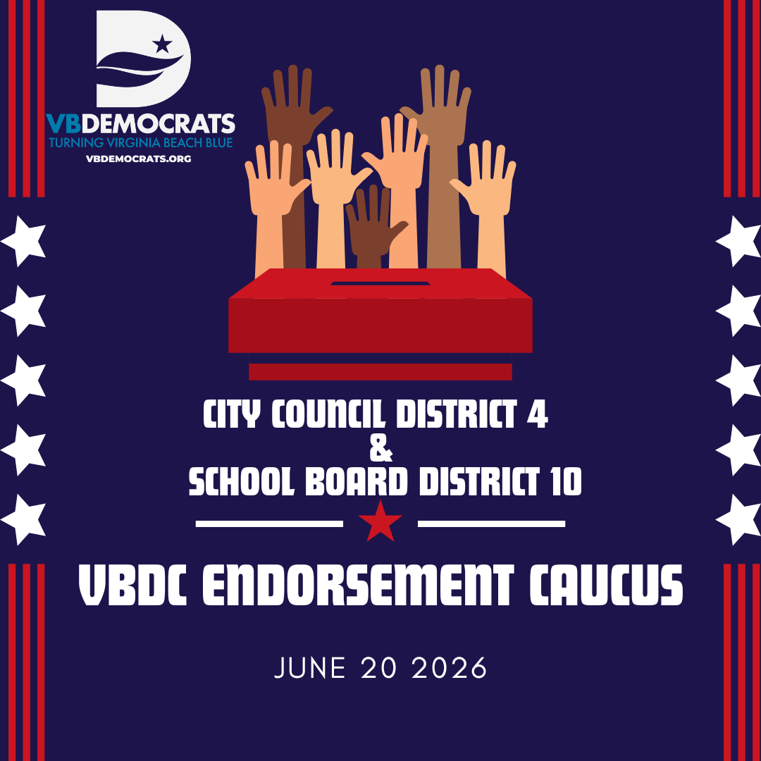 VBDC Democratic Caucuses This Saturday|June 20, 2026