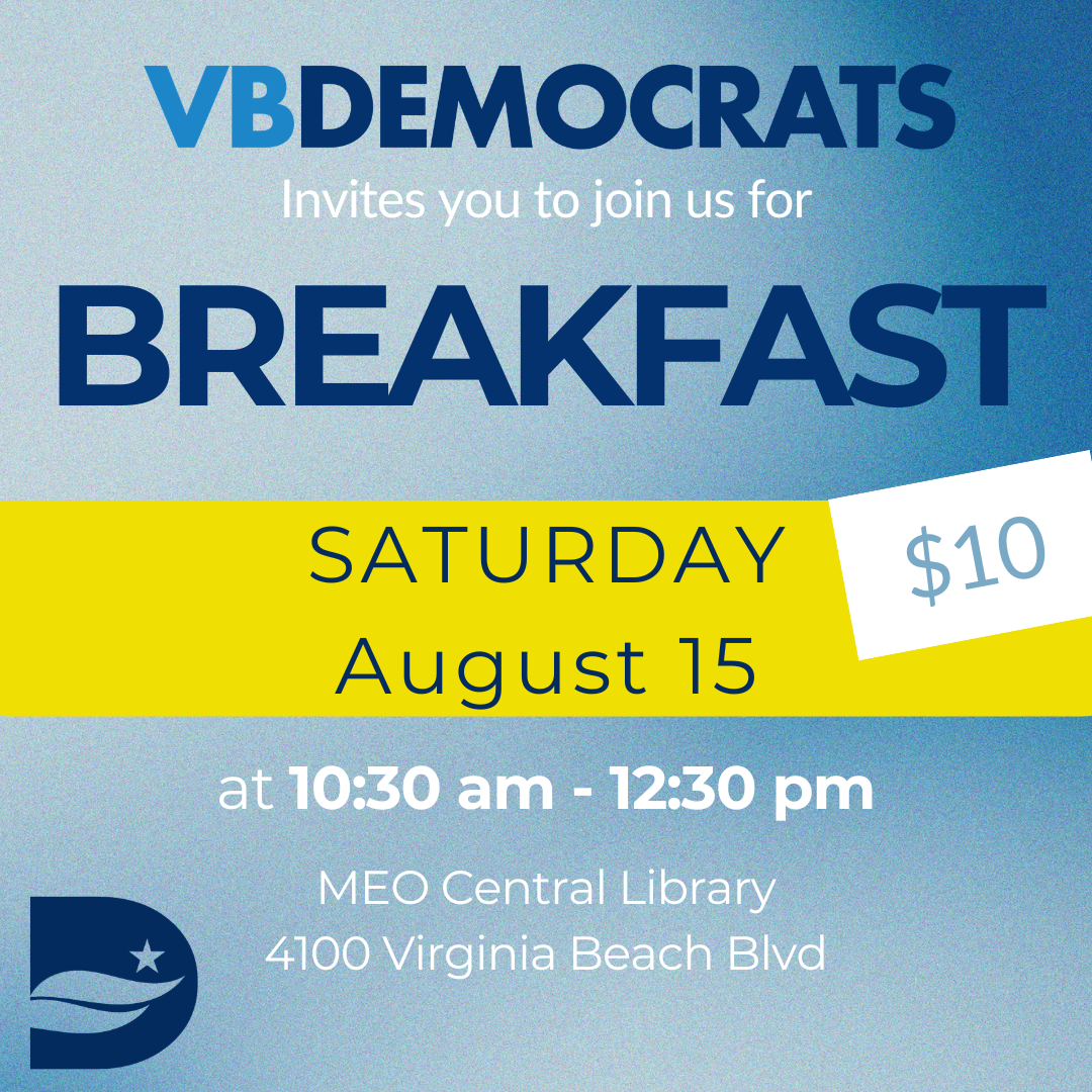 VBDC August Breakfast and Sponsor a Teacher Supply Drive