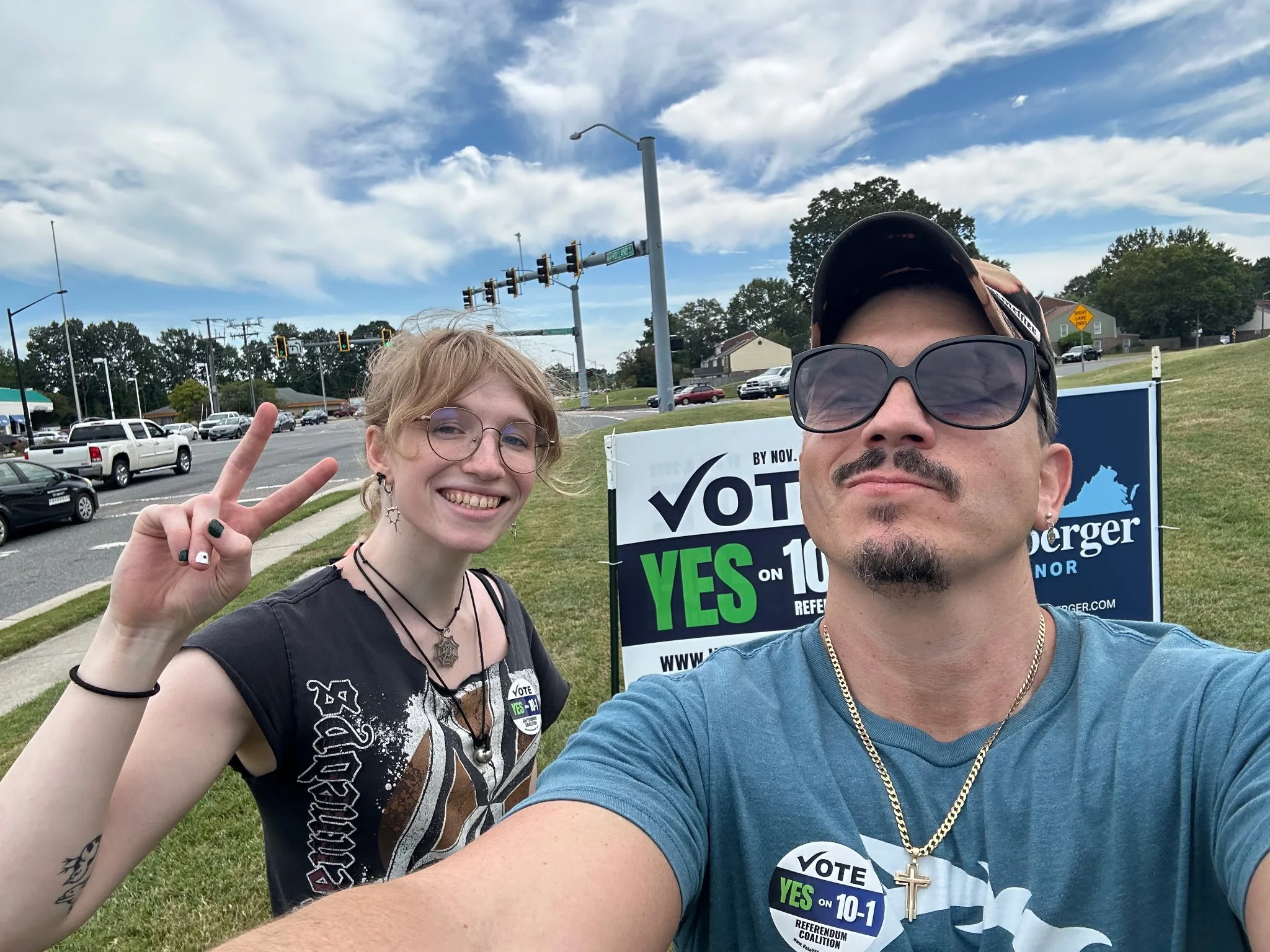 Virginia Beach Democrats Build Fort Democrat at Building 14 and around town to Launch Early Voting and Defend 10-1 Voting Rights