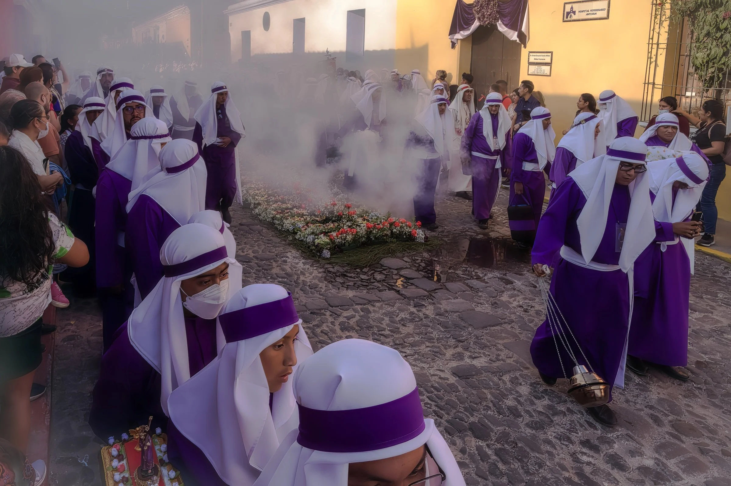 Multi-sensory Spectacle of Incense, Music and Community Participation