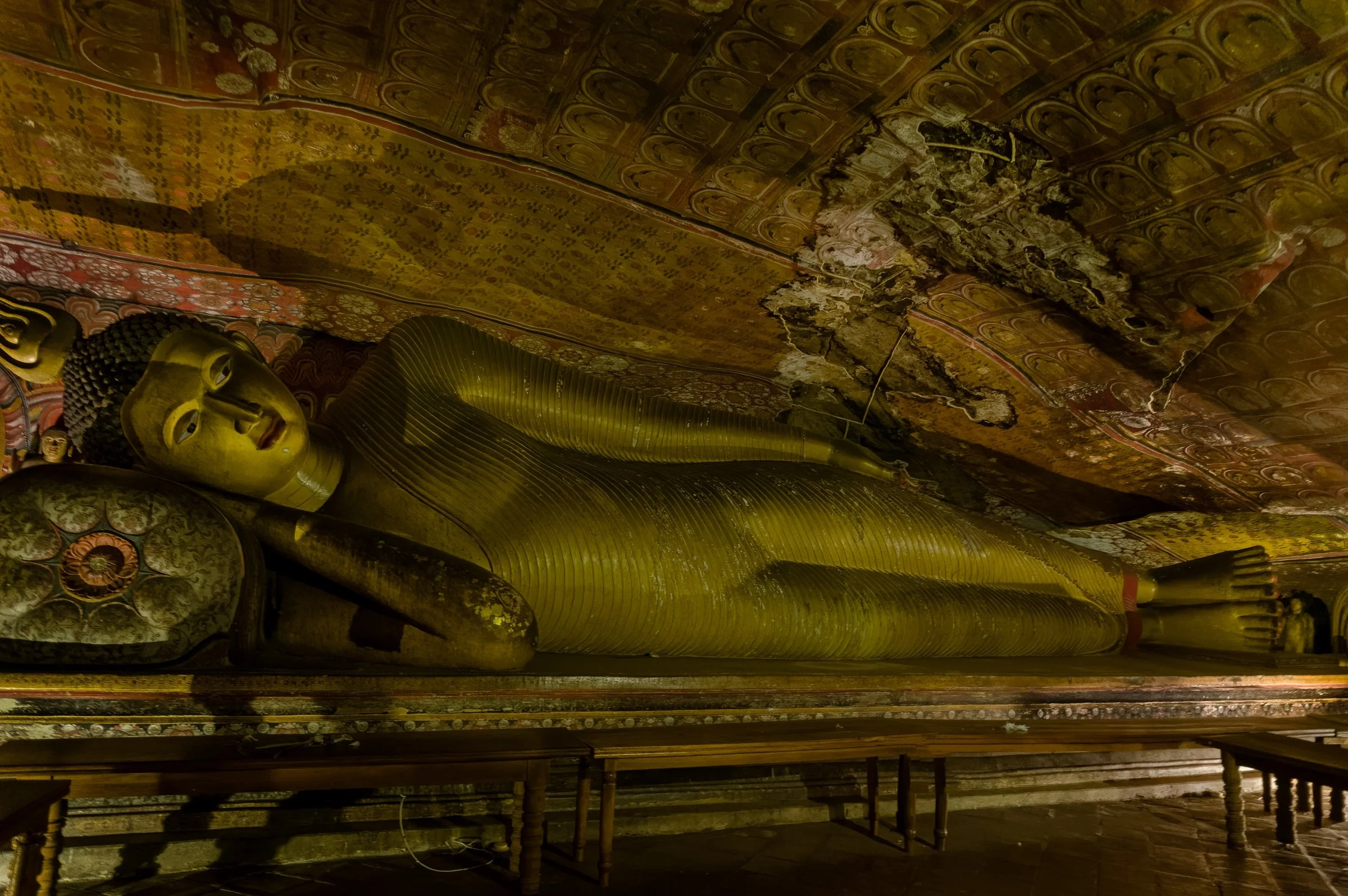 Reclining Budda, Dambulla Cave Temple