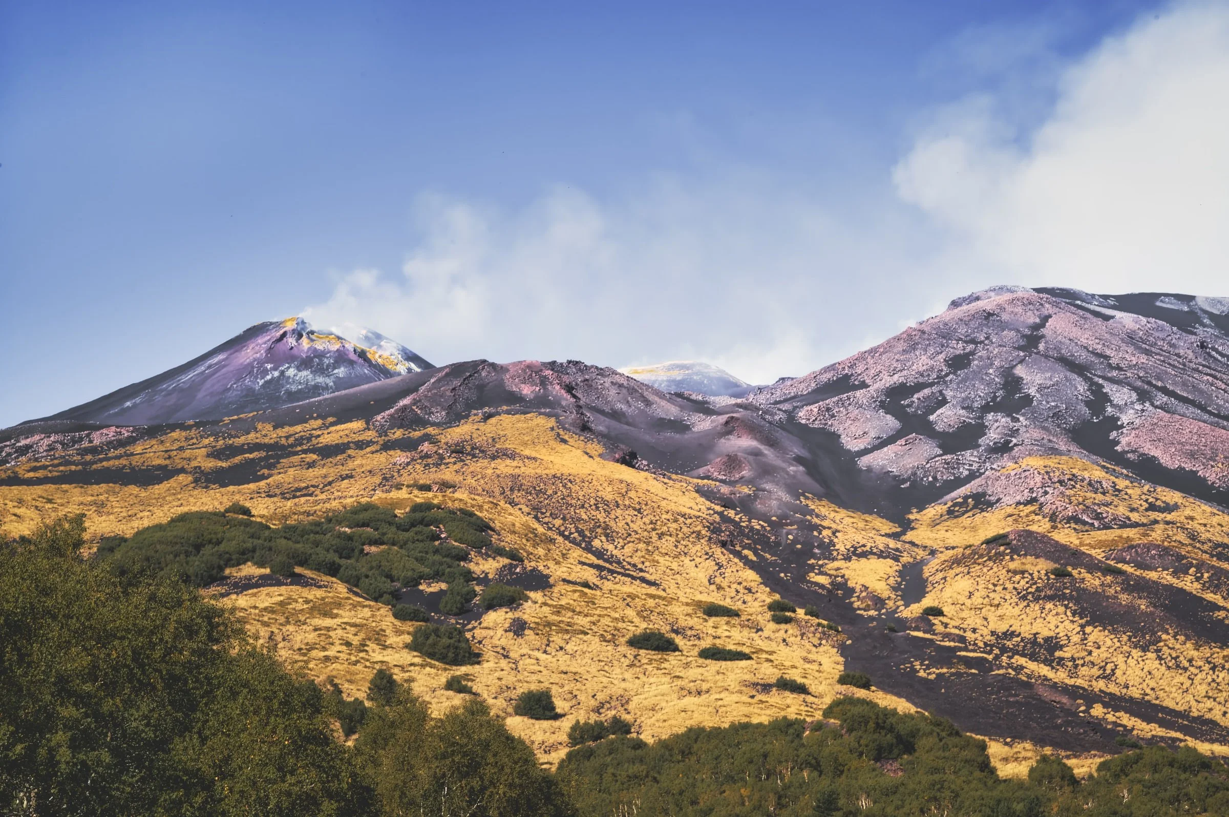 Mount Etna Stratovolcano