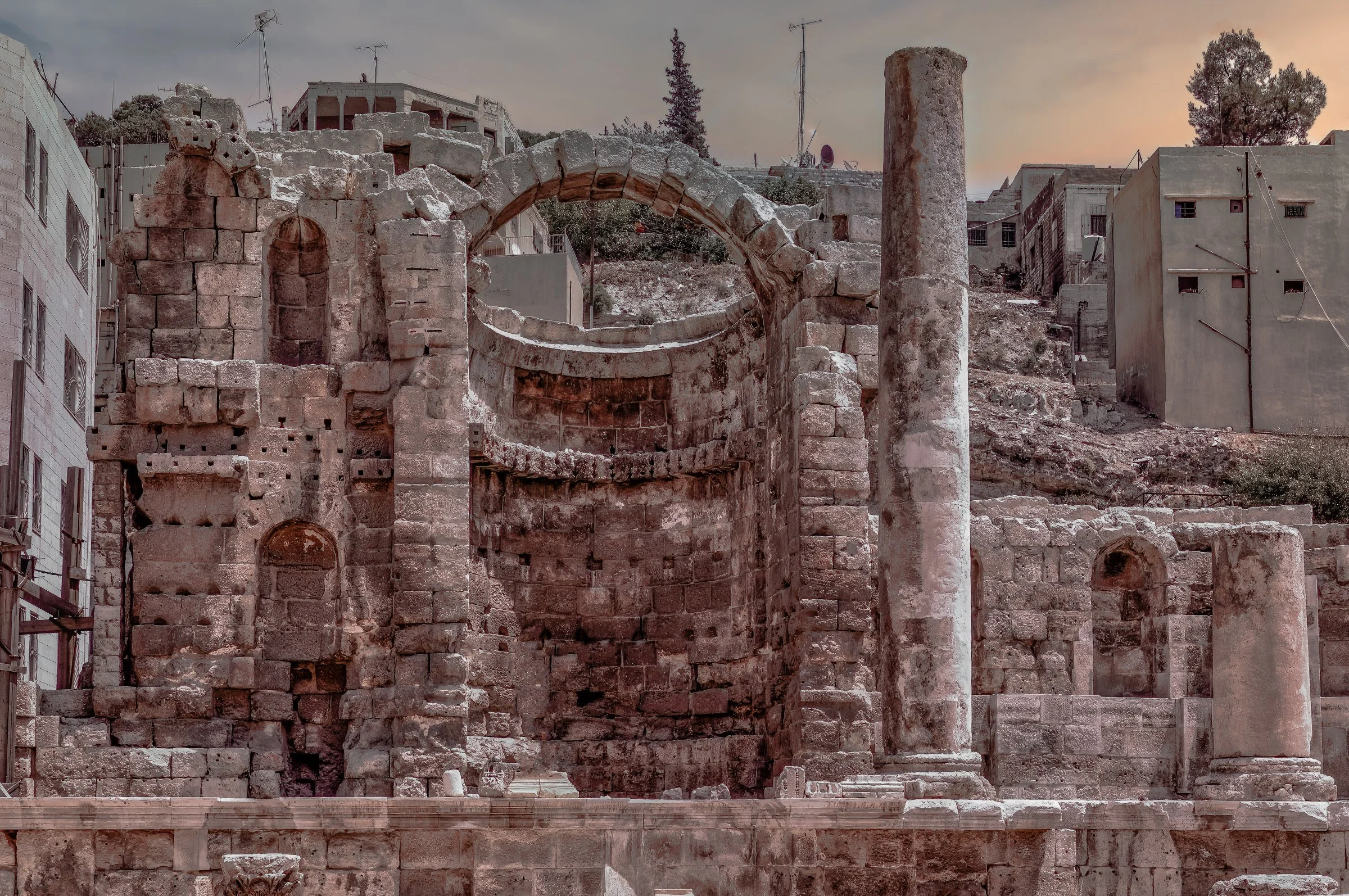 Nymphaeum, a Roman public fountain