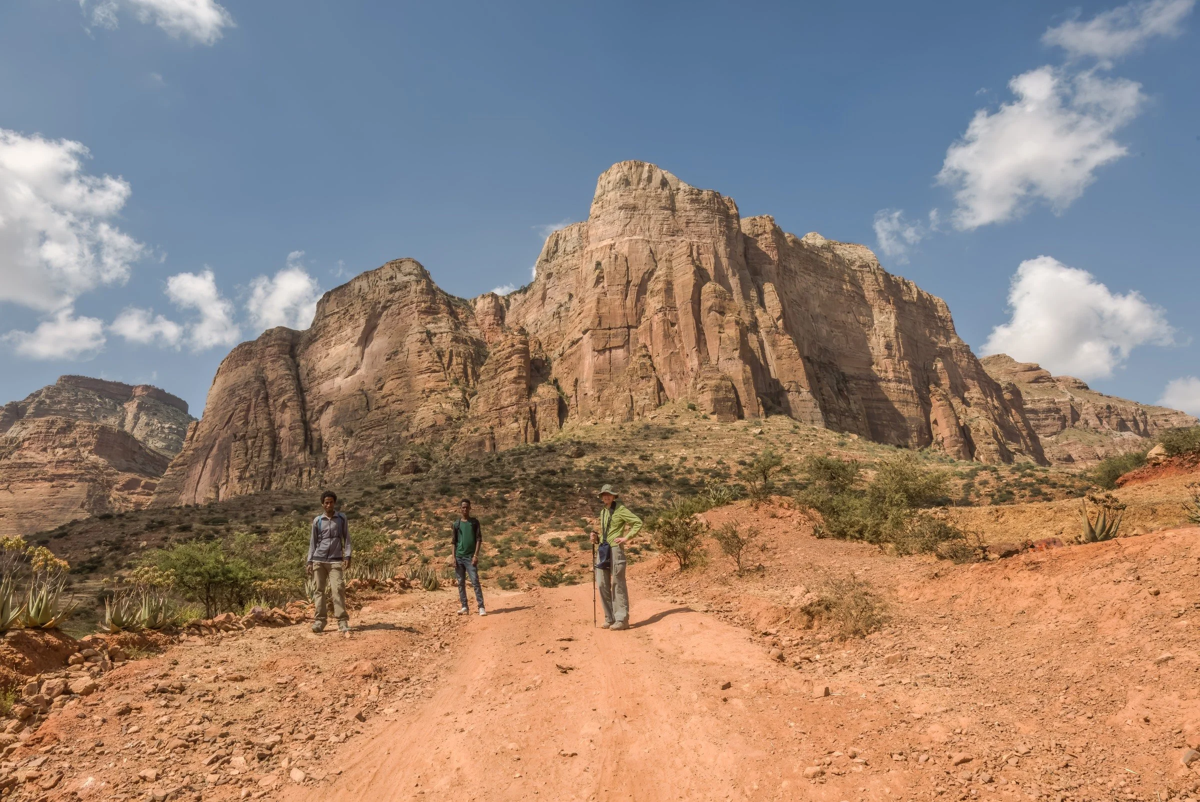 Ascending Gheralta Mountains to Rock-hewn Maryam Korkor Monastery at Sumit