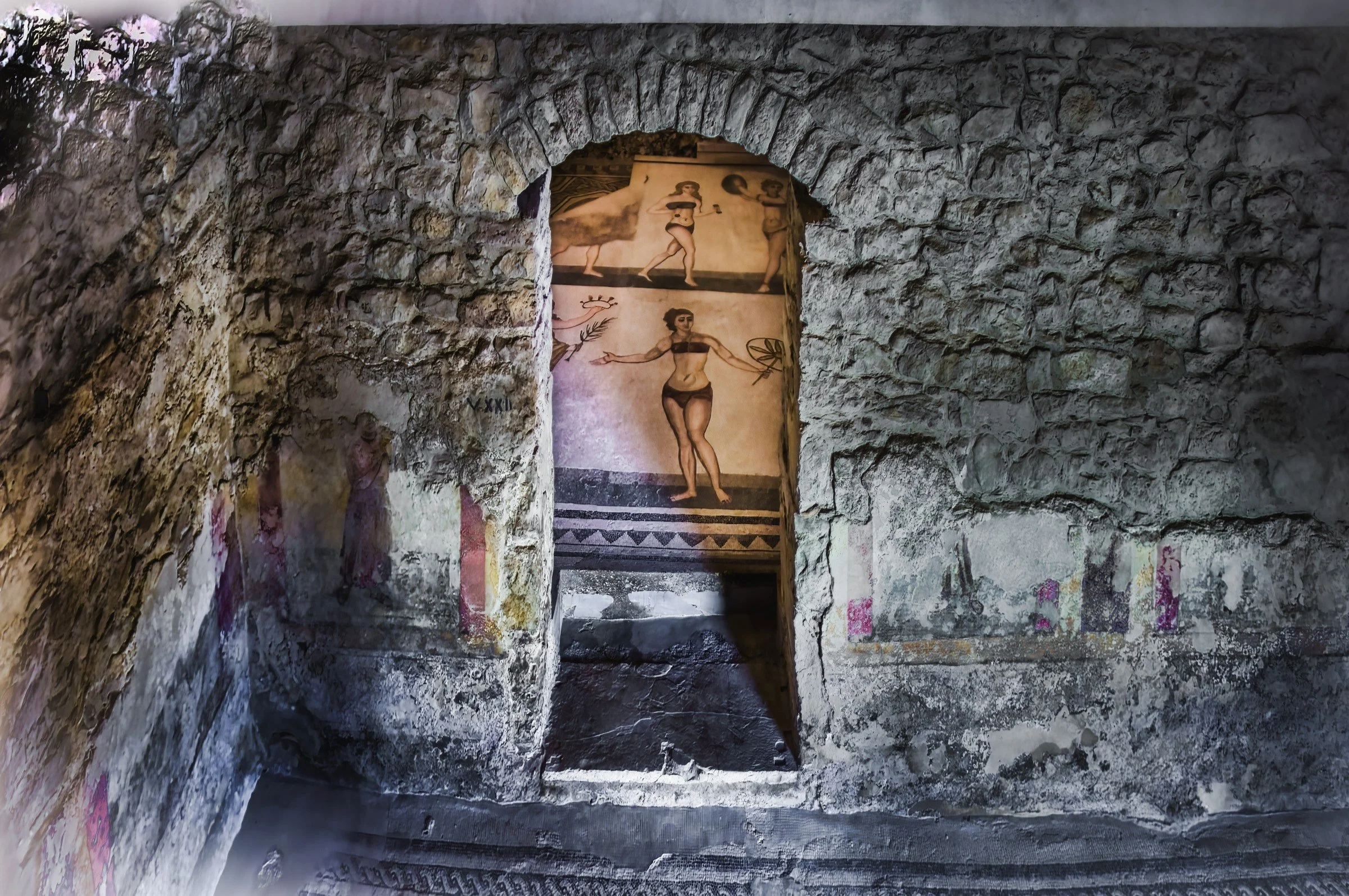 La Fanciulle in Bikini , Villa Romana del Casale