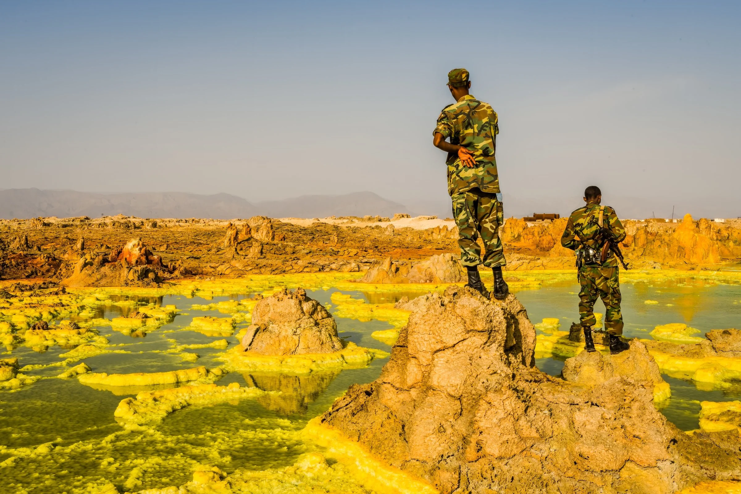 Dallol Volcanic Field with private security detail