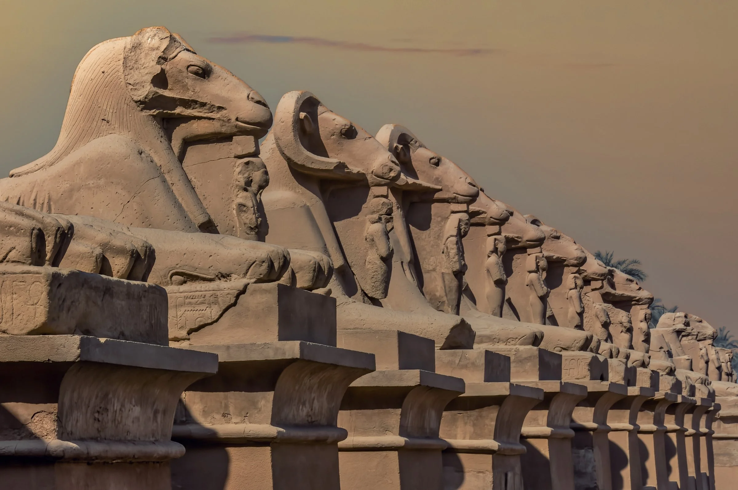 Avenue of Sphinxes at Karnak Temple