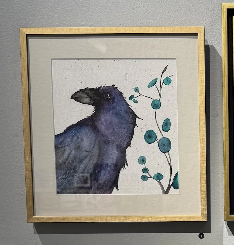 Raven with Vine on Display - Princeton, NJ
