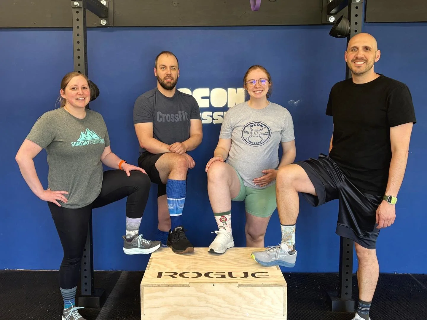 Some highlights from Bring A Friend week! Silly socks &amp; faces, twin day turned to triplets, and lots of deadlifts! 

#fitnessfriends #friends #Fitness #gymfriends #fitnesscoach #weightlifting #gymhumor #crossfitgym #fitness #lakecountrywisconsin 