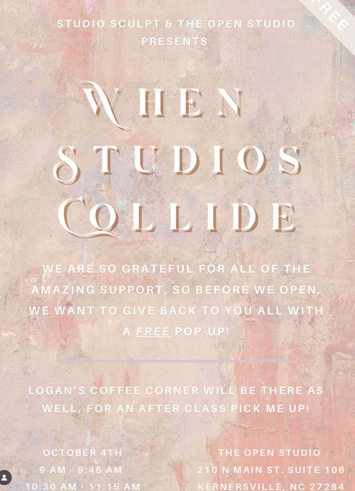 Studios Collide with Studio Sculpt