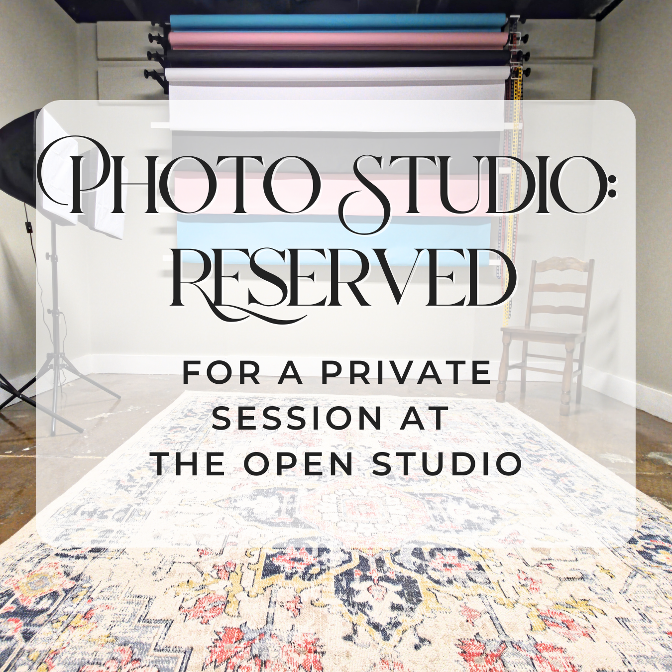 Photo Studio Reserved