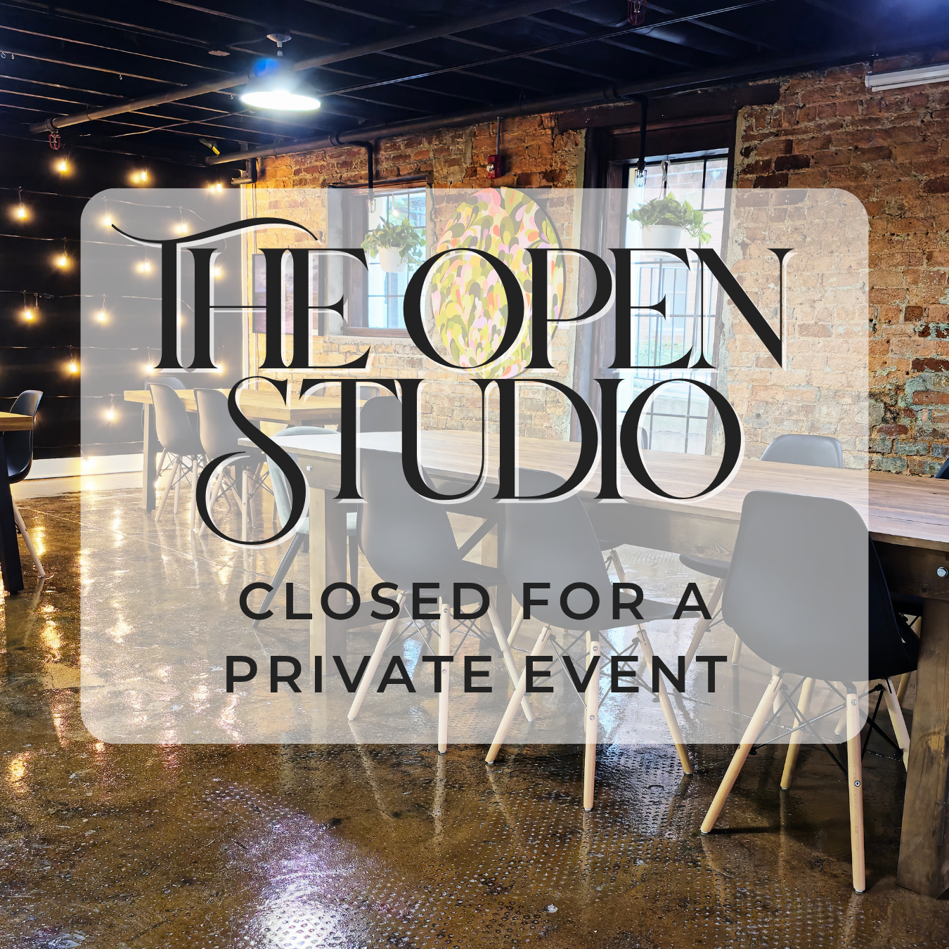Closed for a Private Event