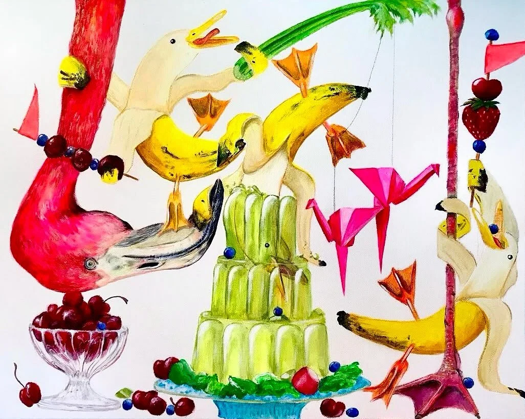 We had a Flamingo for supper... and it all went just as well as expected.