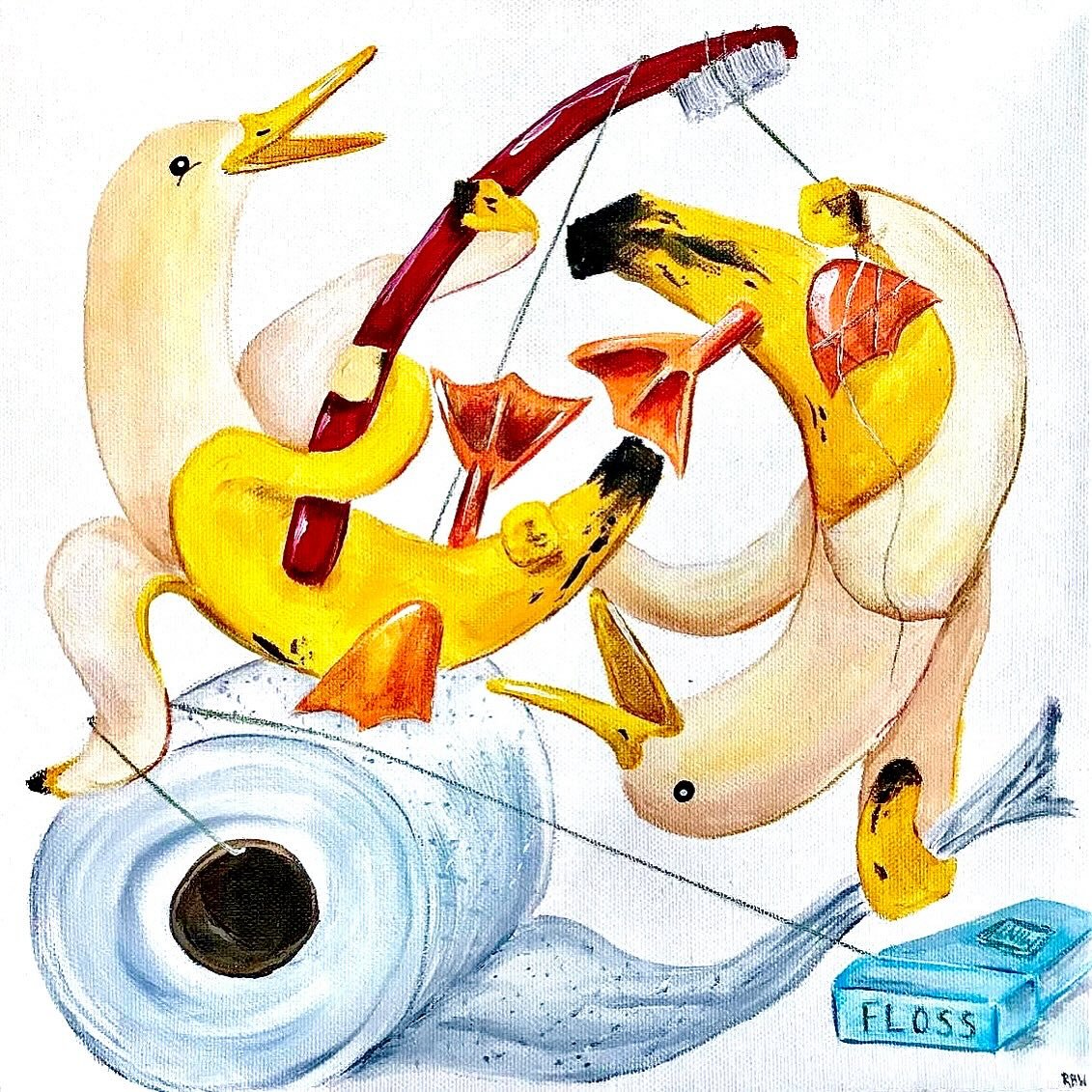 REMEMBER TO FLOSS!!
#bananaduck