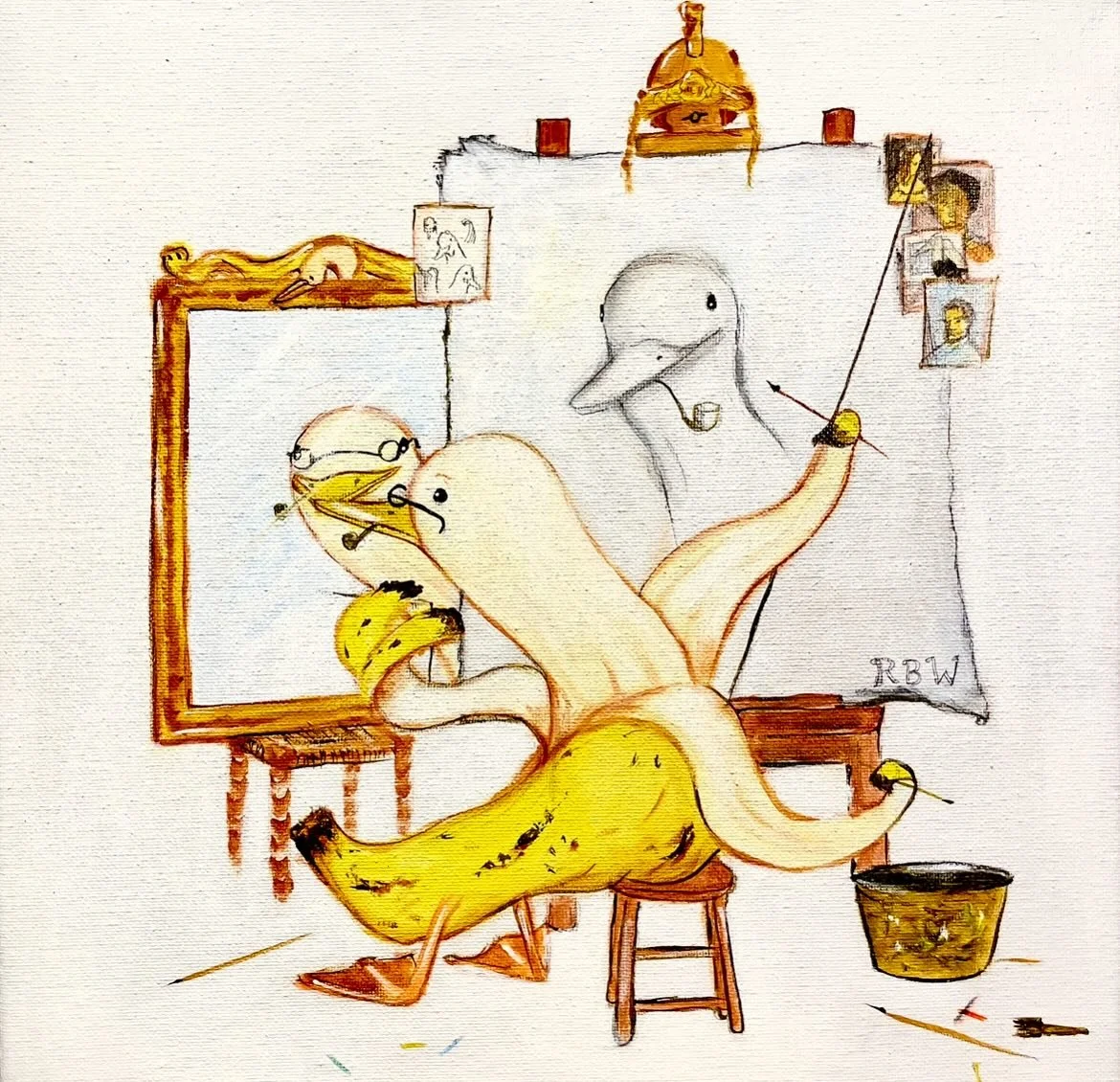 Norman Quackwell.
For all things Banana Duck- waddle over to @i.am.a.banana.duck and check out the entire cast of characters!
Banana Duck clothing is available on @tinpin and tinpin.com.