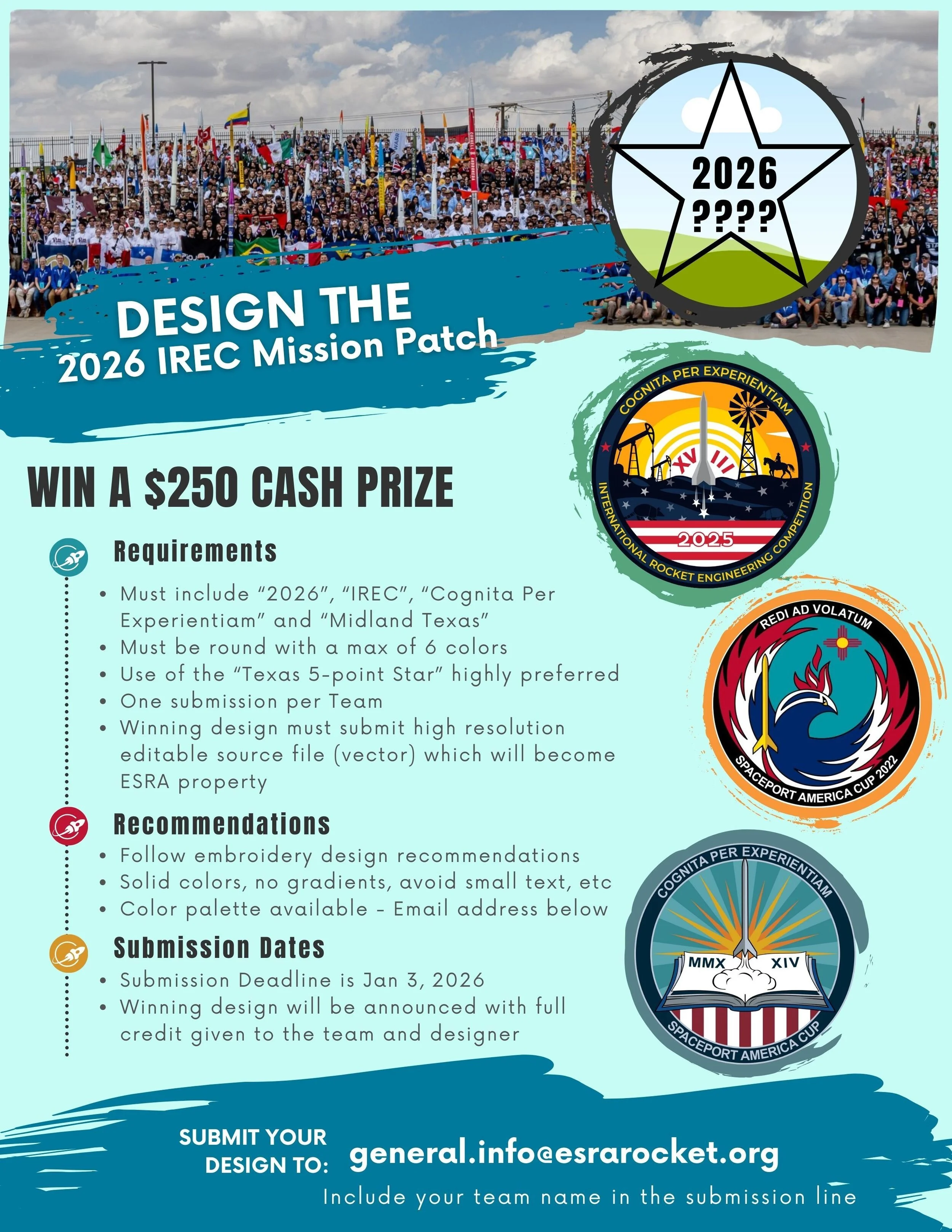2026 Mission patch challenge
