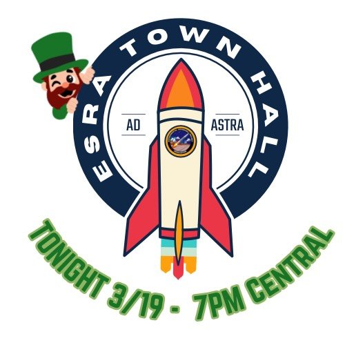 87 Days till IREC! Join ESRA at tonight&rsquo;s March Town Hall at 7 PM! Zoom link is available on our website https://www.esrarocket.org/2026irec See you this evening!