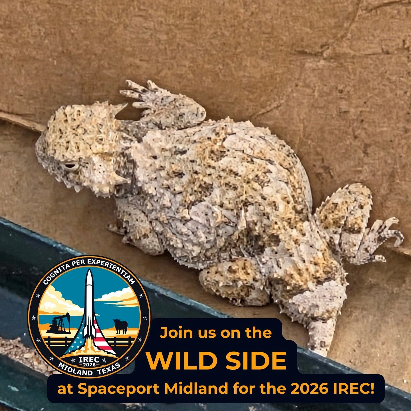 Join us on the WILD SIDE at Spaceport Midland for the 2026 International Rocket Engineering Competition (IREC) hosting by the Experimental Sounding Rocket Association (ESRA). The competition is free and open to the public. All spectators must registe