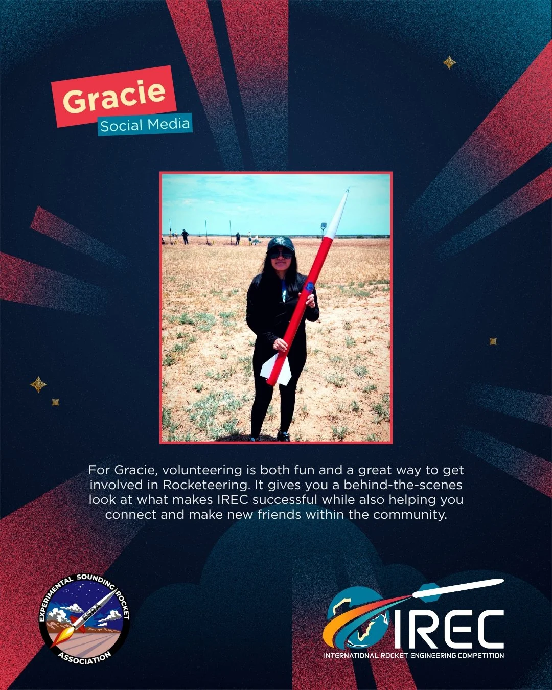 This week volunteer highlight focus's on Gracie. Gracie has been volunteering with ESRA for less than a year and currently helps manage ESRA's social media. As the daughter of some of our longtime ESRA volunteers, she naturally found her way back int