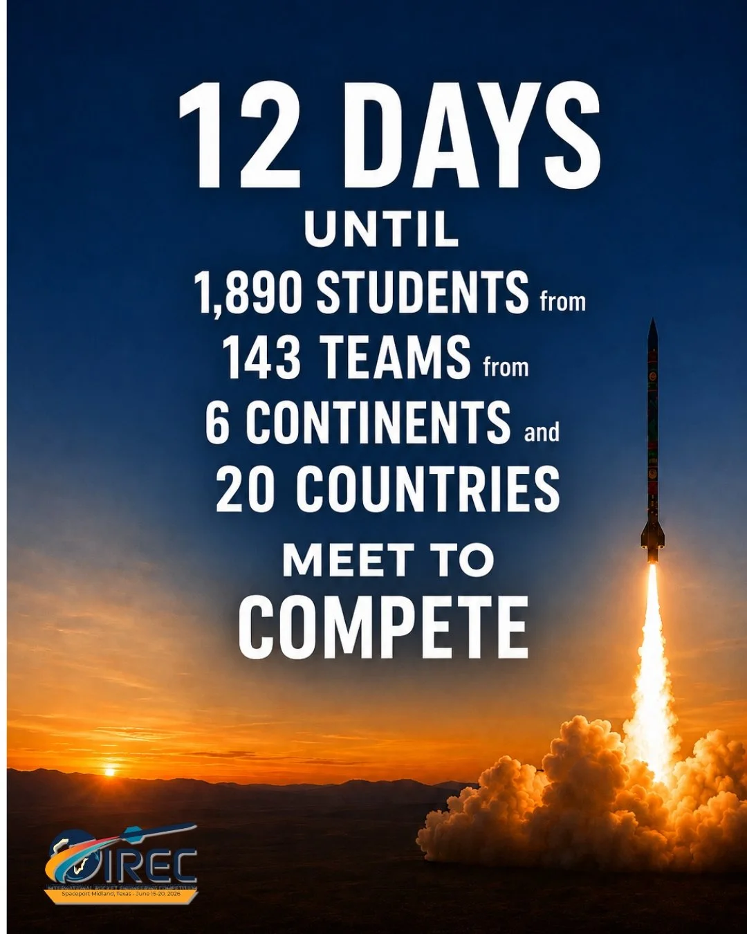 2026 promises to be one of our biggest years yet! 
https://www.esrarocket.org/ 
#IREC2026 #ESRA