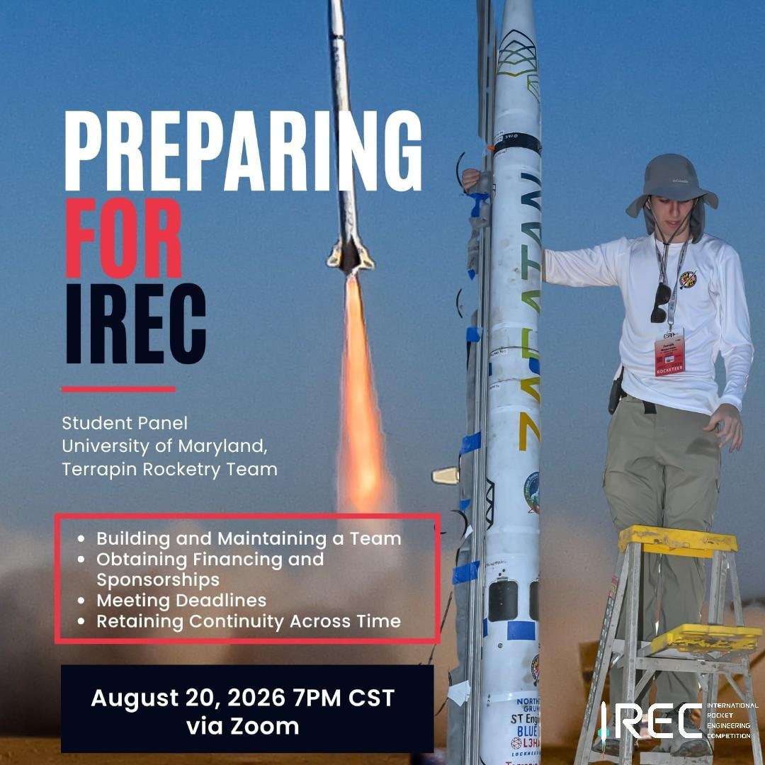 Is your team interested in competing in the 2027 International Rocket Engineering Competition (IREC)? Whether you are a first time competitor or would love a few tips from an experienced team. We highly encourage you to join the Experimental Sounding