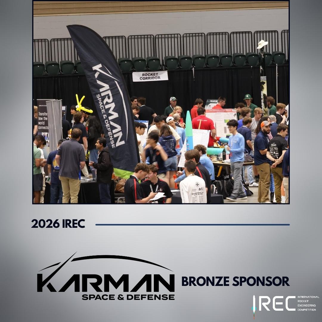 The Experimental Sounding Rocket Association was thrilled to welcome Karman Space &amp; Defense as a Bronze Sponsor for the 2026 International Rocket Engineering Competition. From STEM engagement to hands-on engineering skills, their concept-to-produ