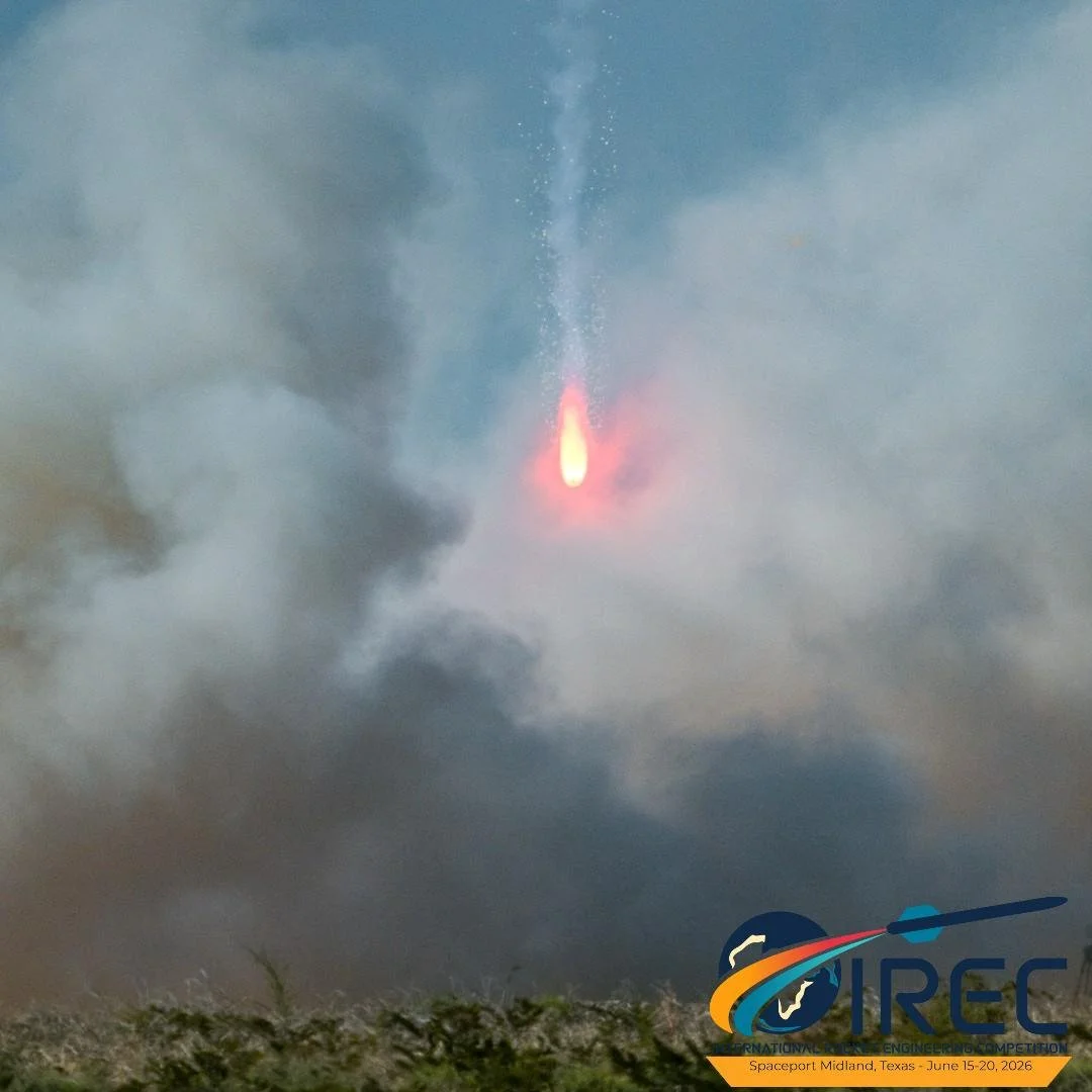 ESRA Archive "2025 IREC Day 1 Fireball" Not all launches are successful and that is okay. It is what you learn from the experience that matters the most.