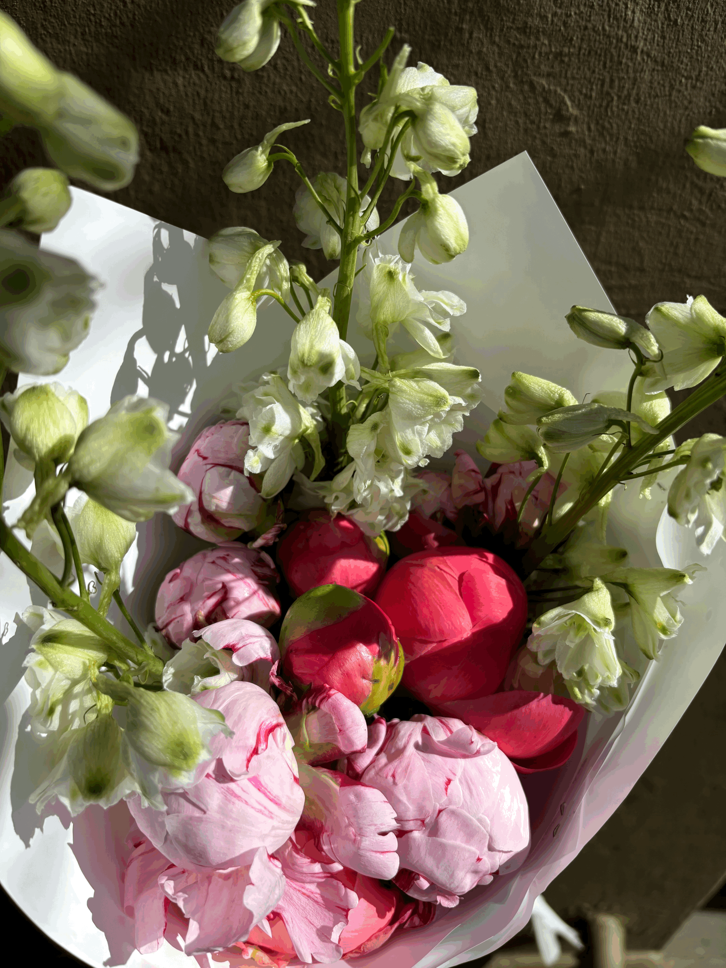 Peony & Delphinium Bouquet