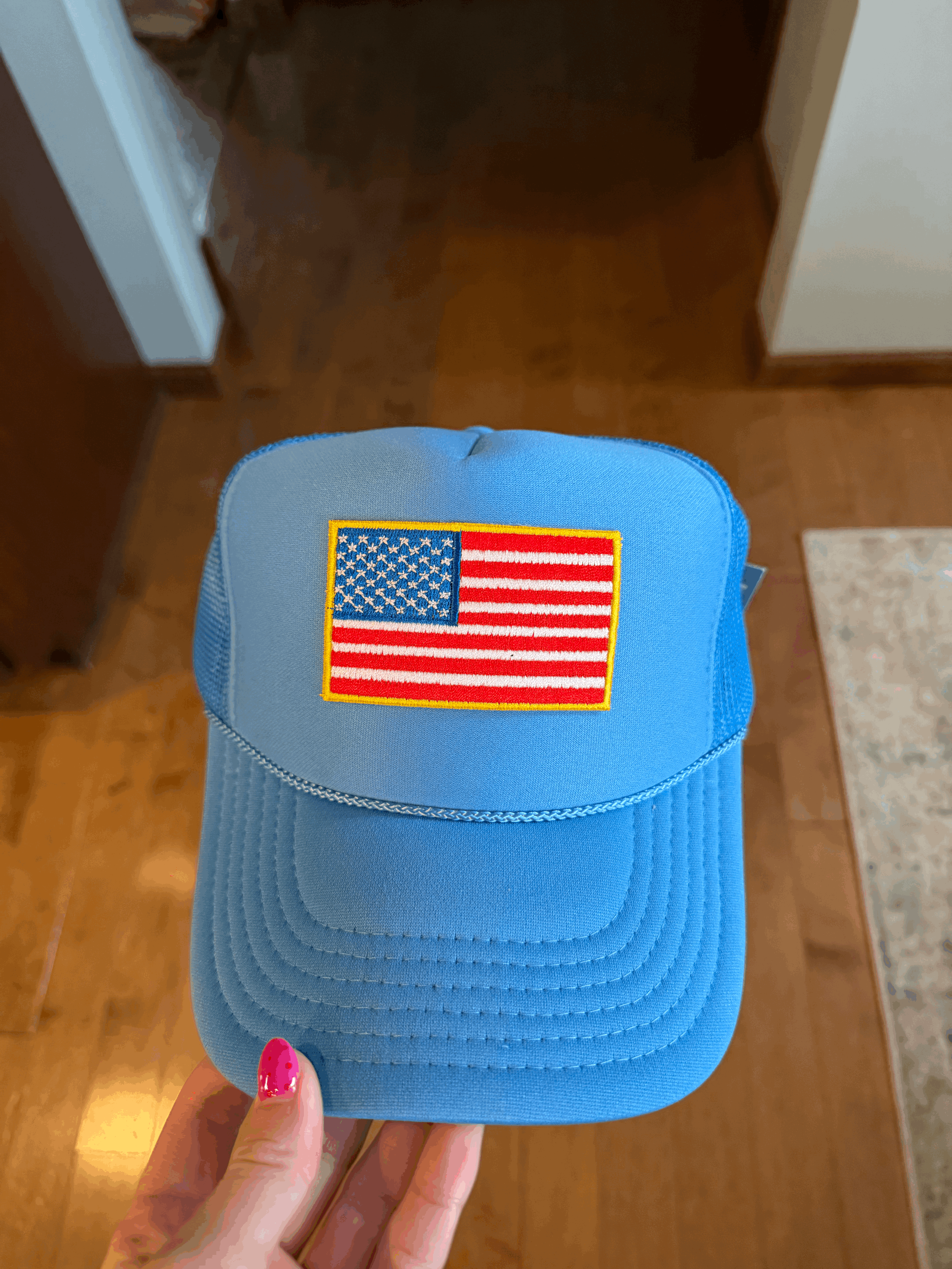 American Flag Patch Hat