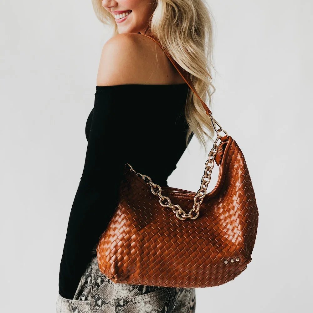 Sienna Slouchy Woven Shoulder Bag